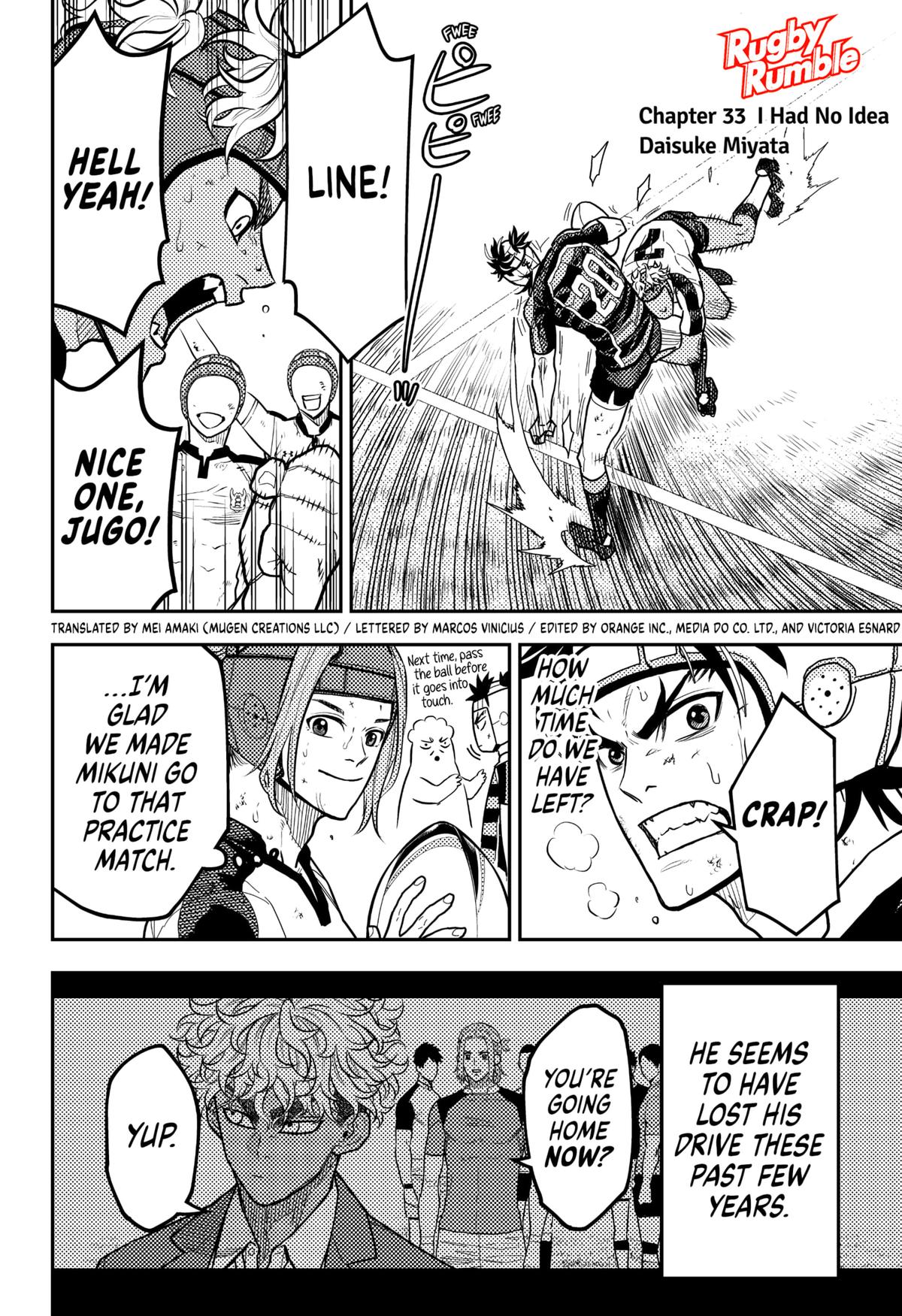Rugby Rumble Chap 33 - Next Chap 34