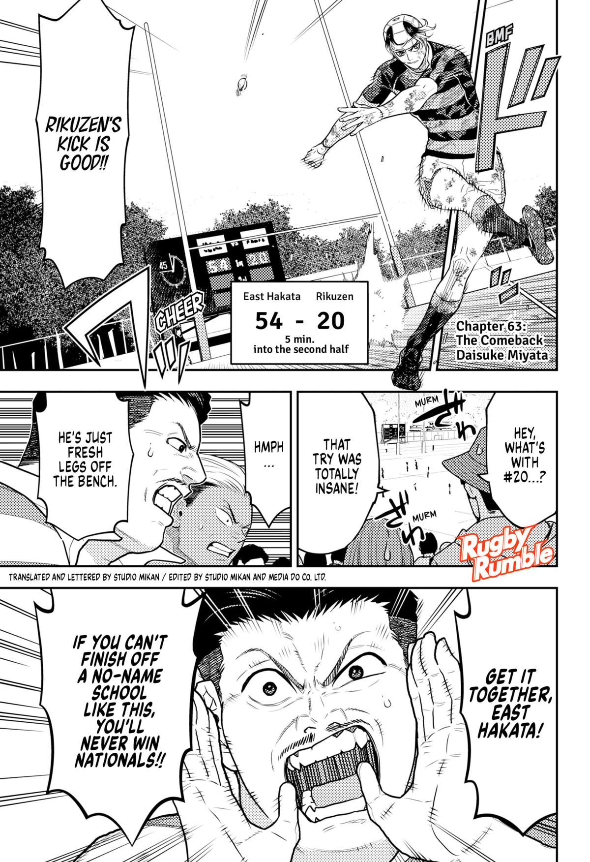 Rugby Rumble Chap 63 - Next Chap 64