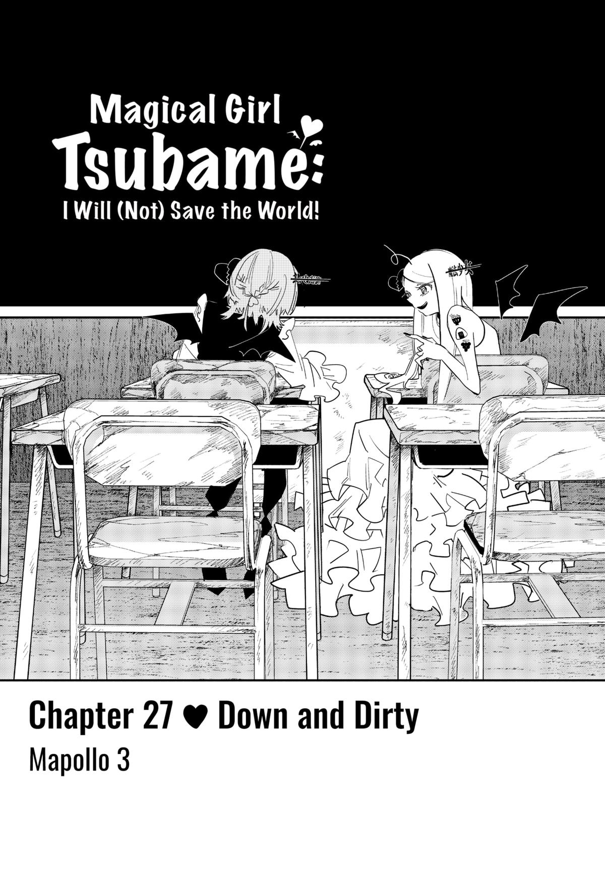 Magical Girl Tsubame: I Will (Not) Save The World! Chap 27 - Next Chap 28