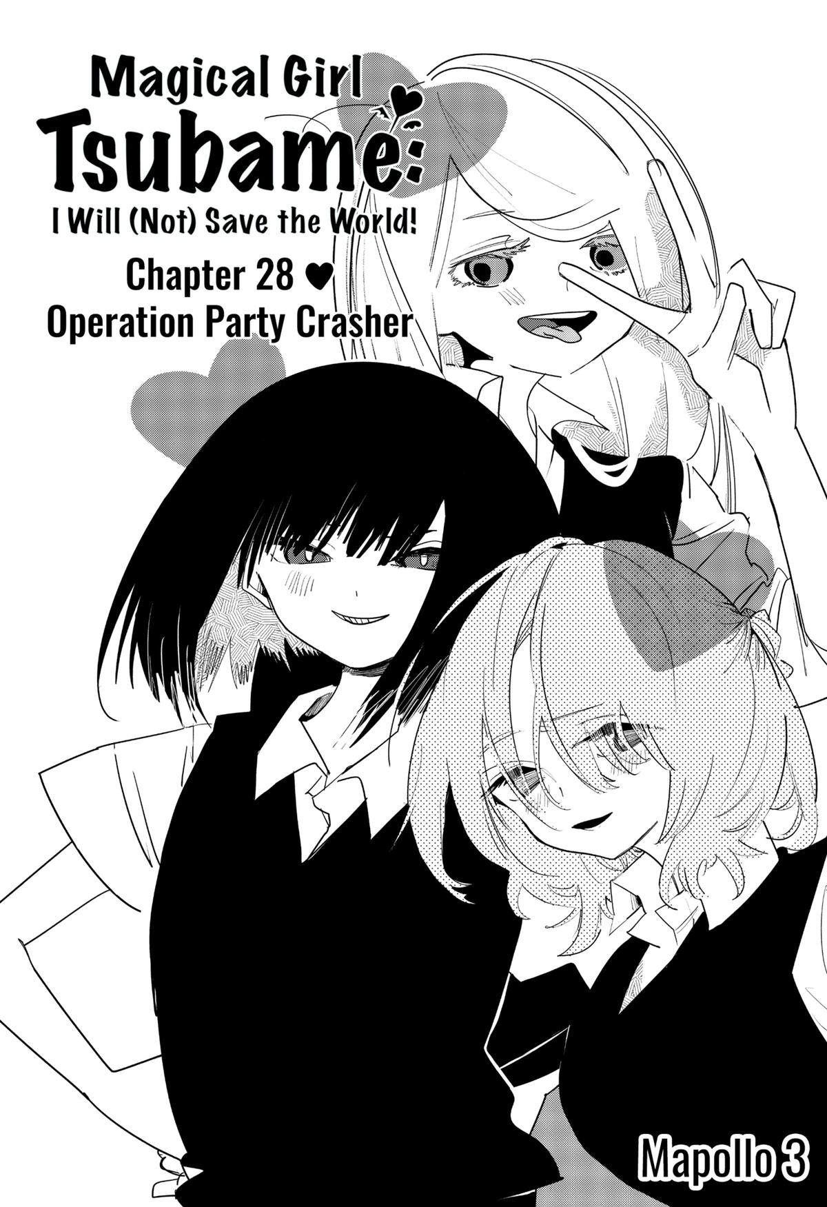 Magical Girl Tsubame: I Will (Not) Save The World! Chap 28 - Next Chap 29
