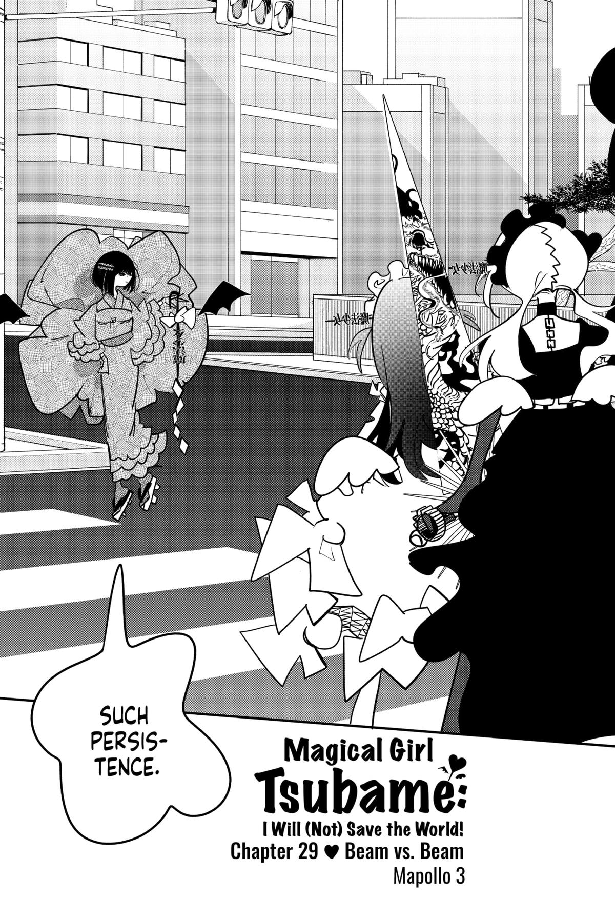 Magical Girl Tsubame: I Will (Not) Save The World! Chap 29 - Next Chap 30