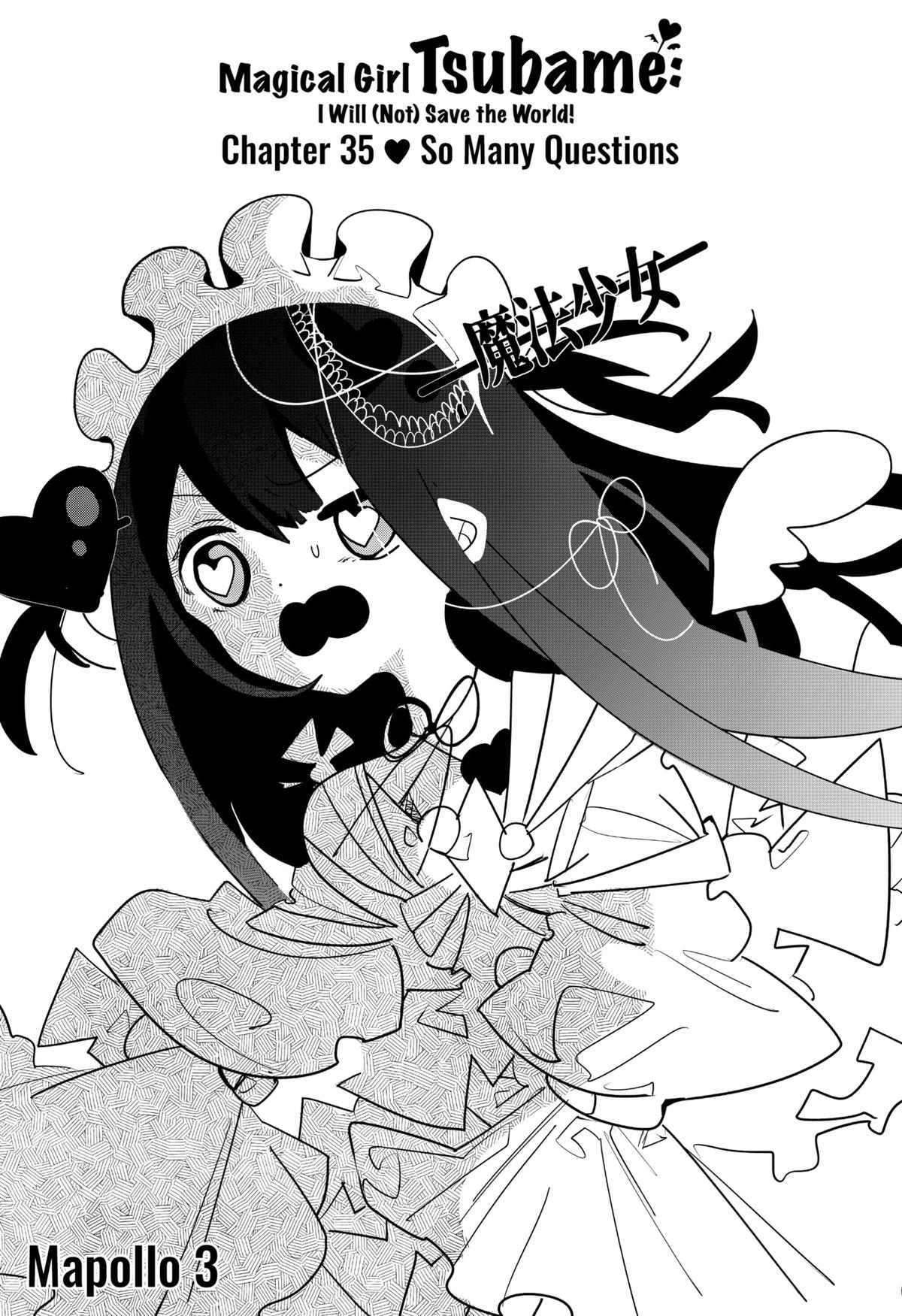 Magical Girl Tsubame: I Will (Not) Save The World! Chap 36 - Next Chap 37