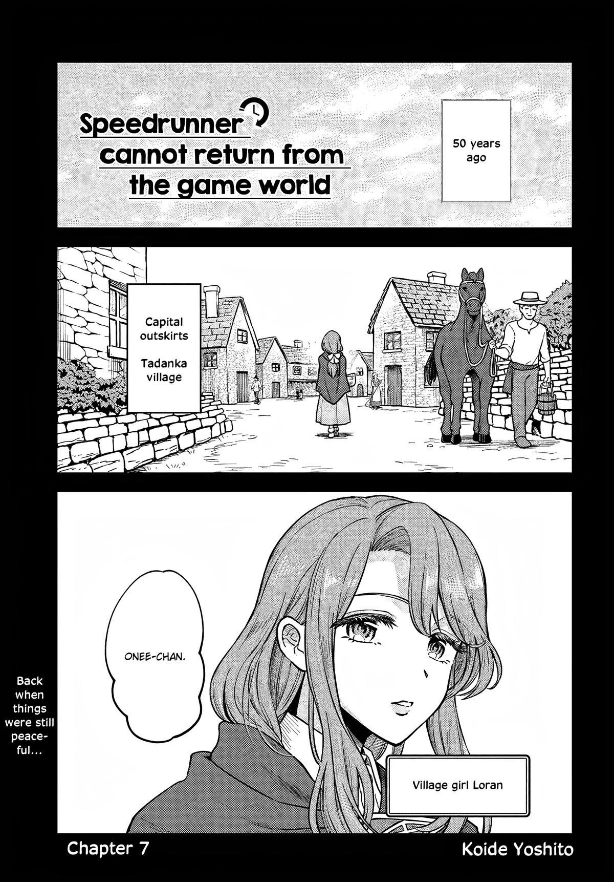RTA Sousha wa Game Sekai kara Kaerenai Chap 7 - Next Chap 8