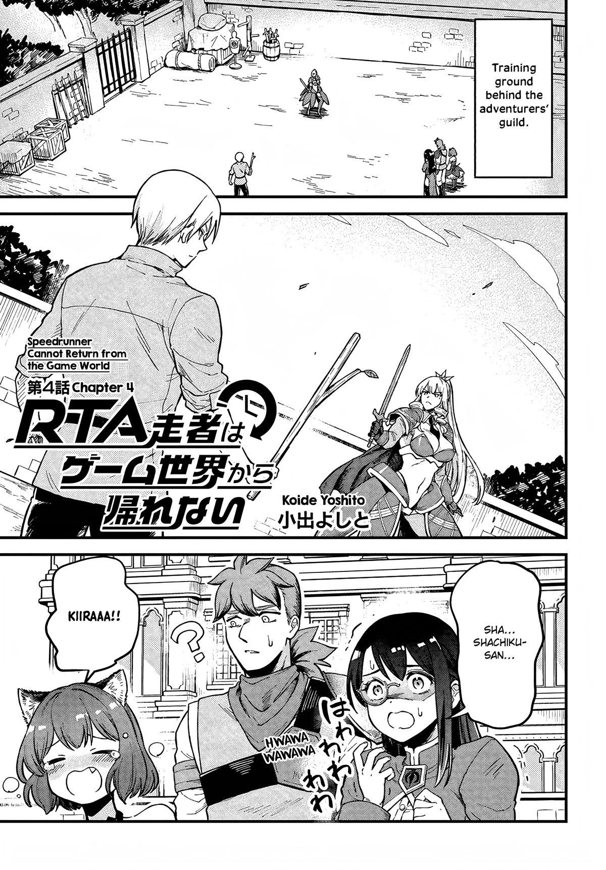 RTA Sousha wa Game Sekai kara Kaerenai Chap 4 - Next Chap 5