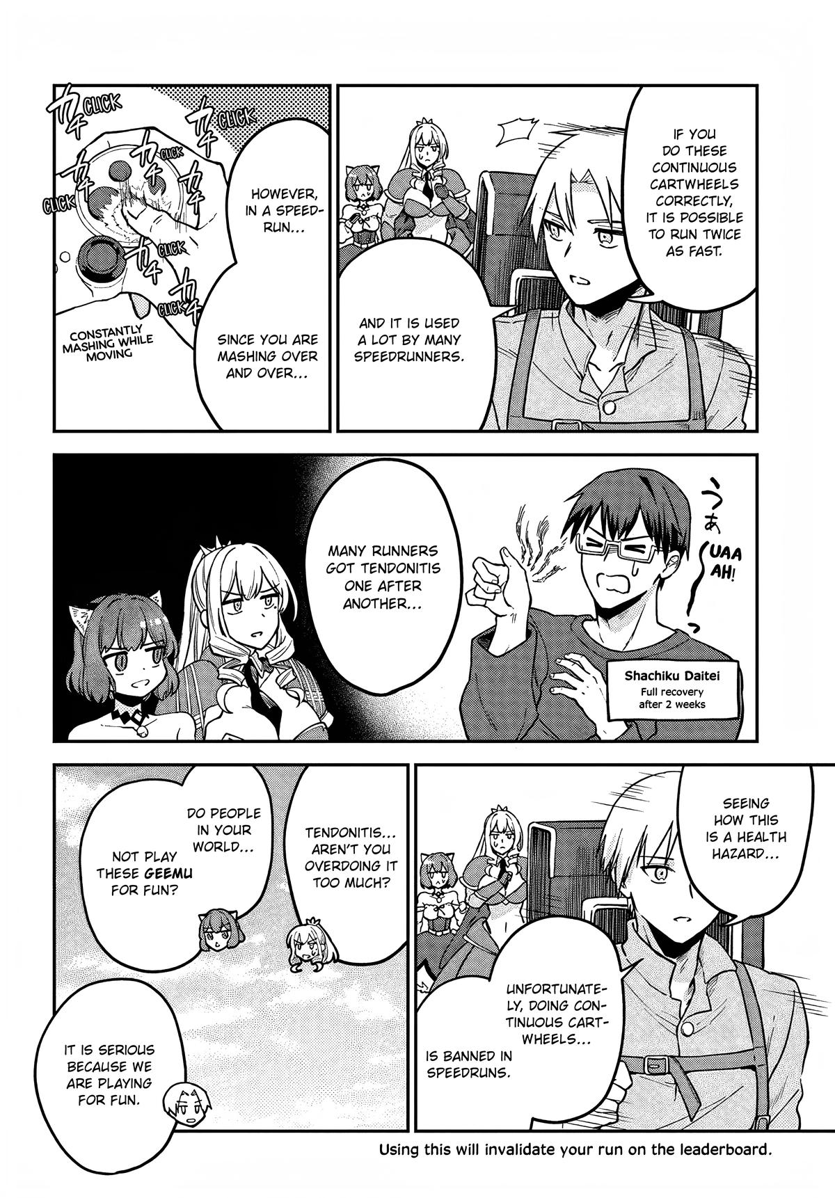 RTA Sousha wa Game Sekai kara Kaerenai Chap 6 - Next Chap 7