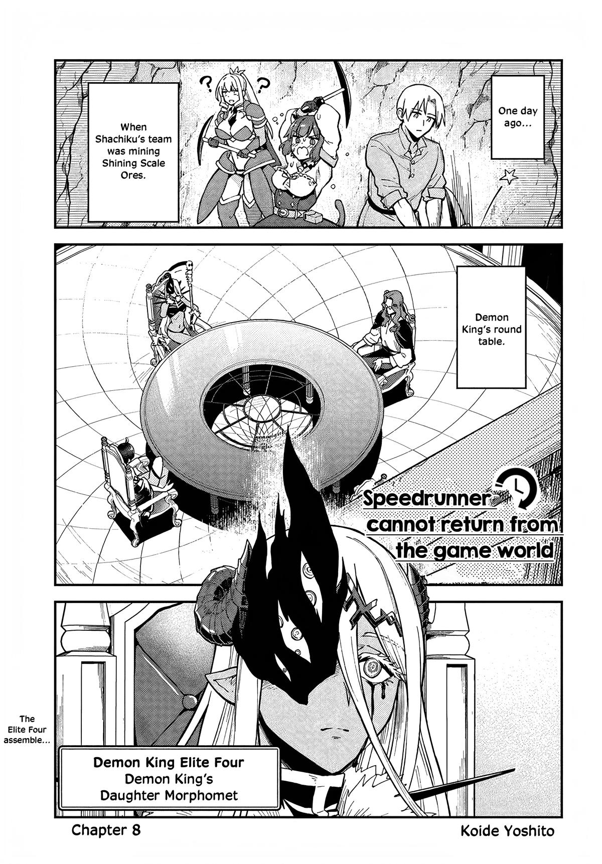 RTA Sousha wa Game Sekai kara Kaerenai Chap 8 - Next Chap 9