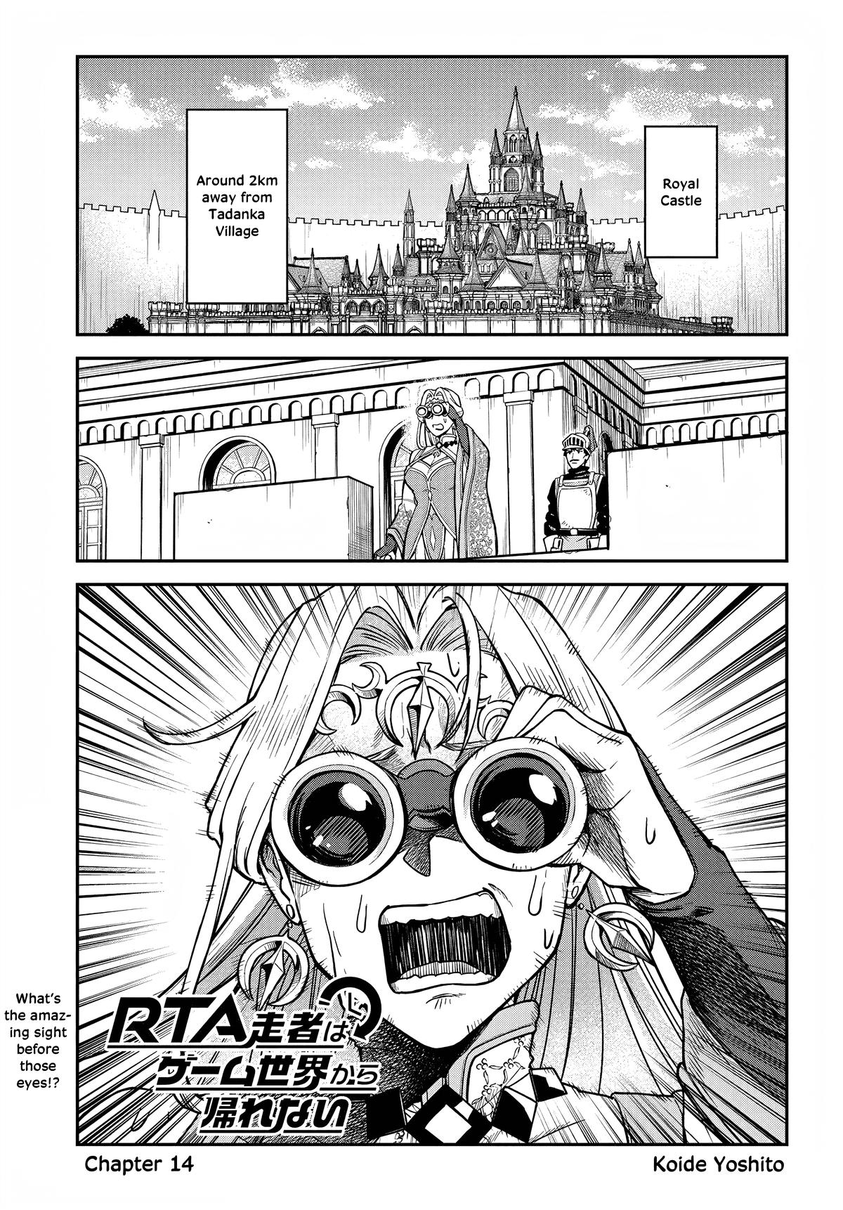 RTA Sousha wa Game Sekai kara Kaerenai Chap 14 - Next Chap 15