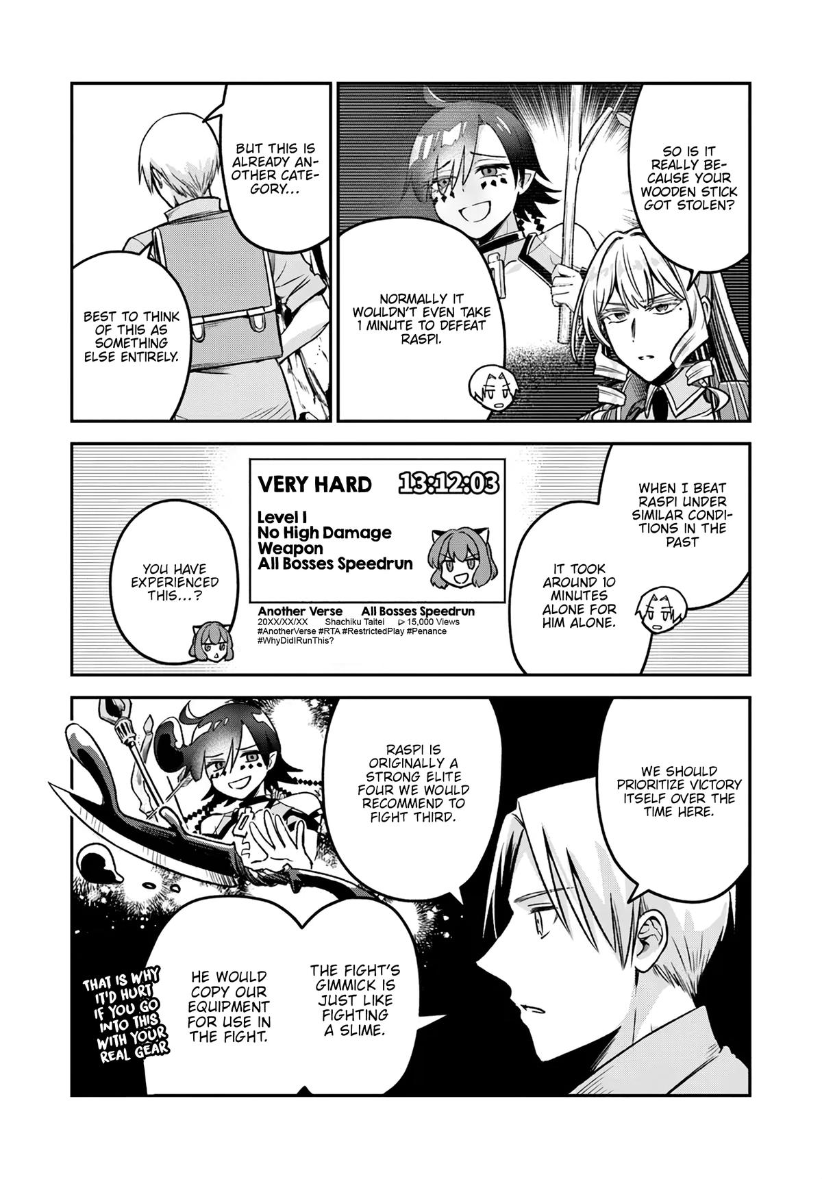 RTA Sousha wa Game Sekai kara Kaerenai Chap 16 - Next Chap 17