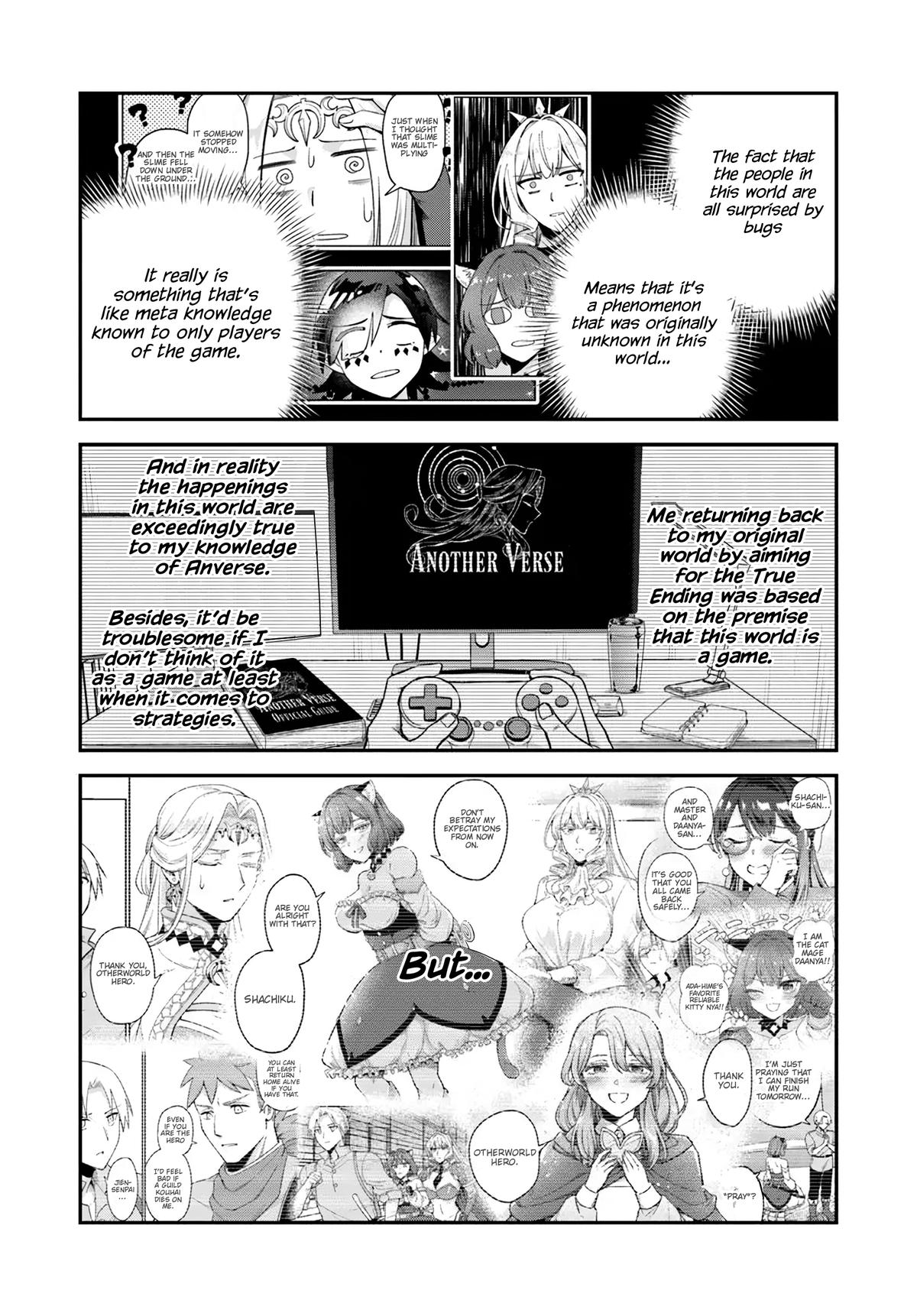 RTA Sousha wa Game Sekai kara Kaerenai Chap 19 - Next Chap 20