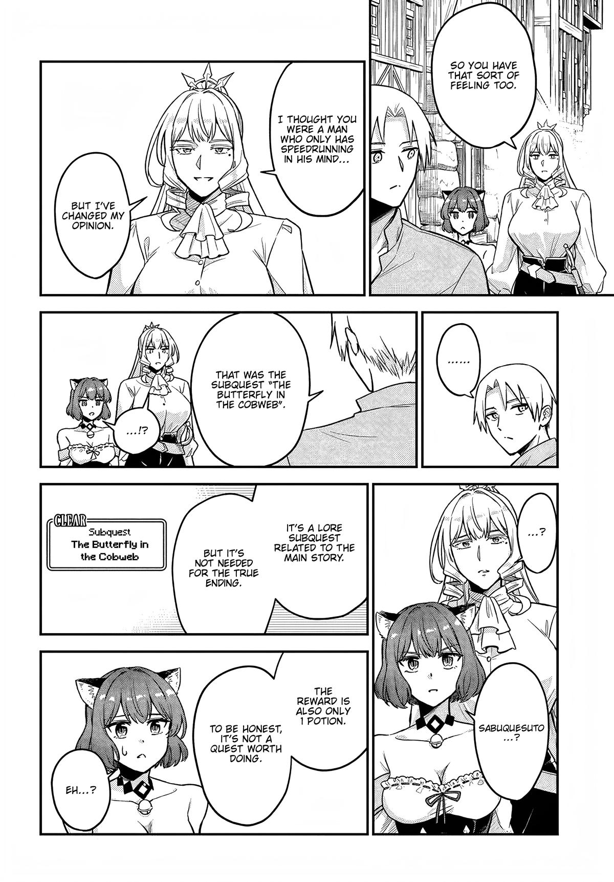 RTA Sousha wa Game Sekai kara Kaerenai Chap 10 - Next Chap 11