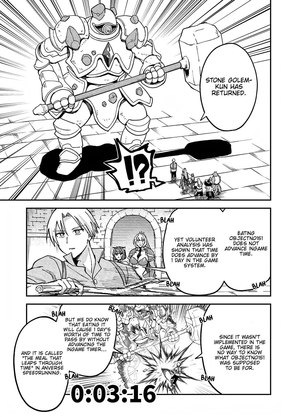 RTA Sousha wa Game Sekai kara Kaerenai Chap 13 - Next Chap 14