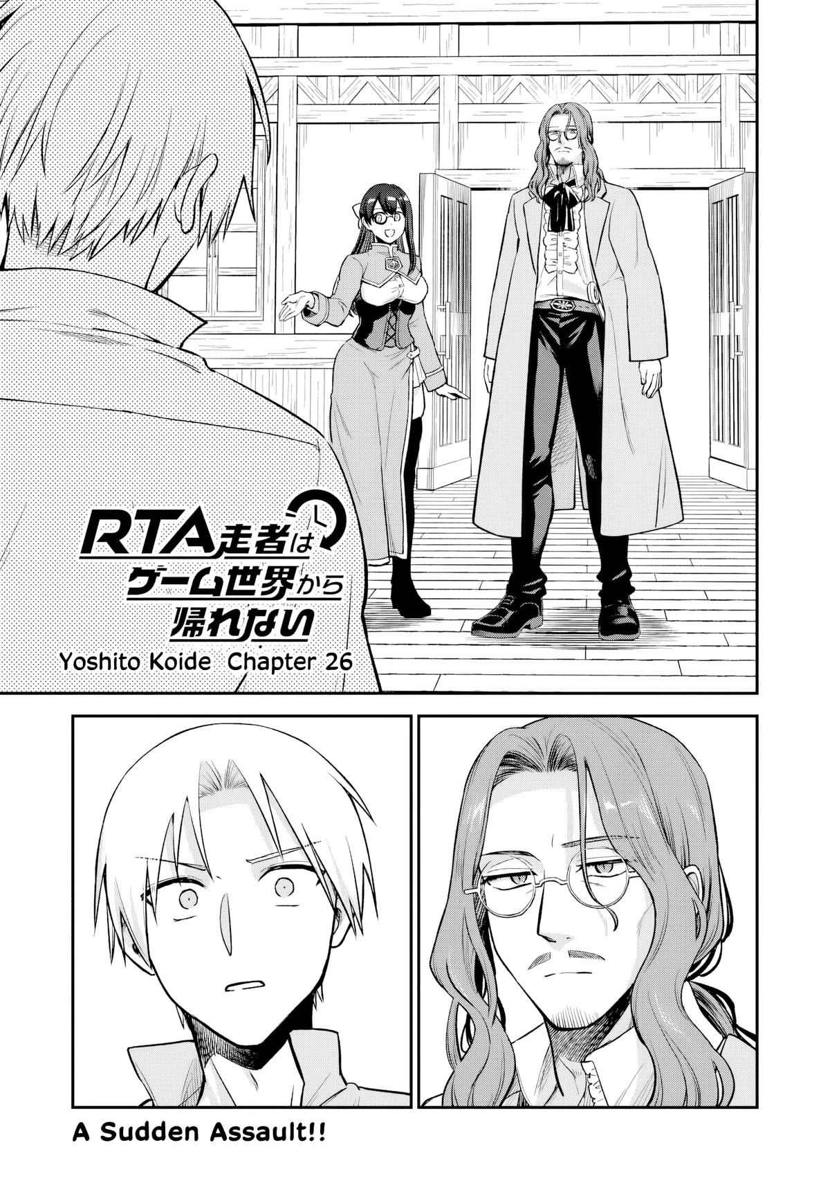 RTA Sousha wa Game Sekai kara Kaerenai Chap 27 - Next Chap 28