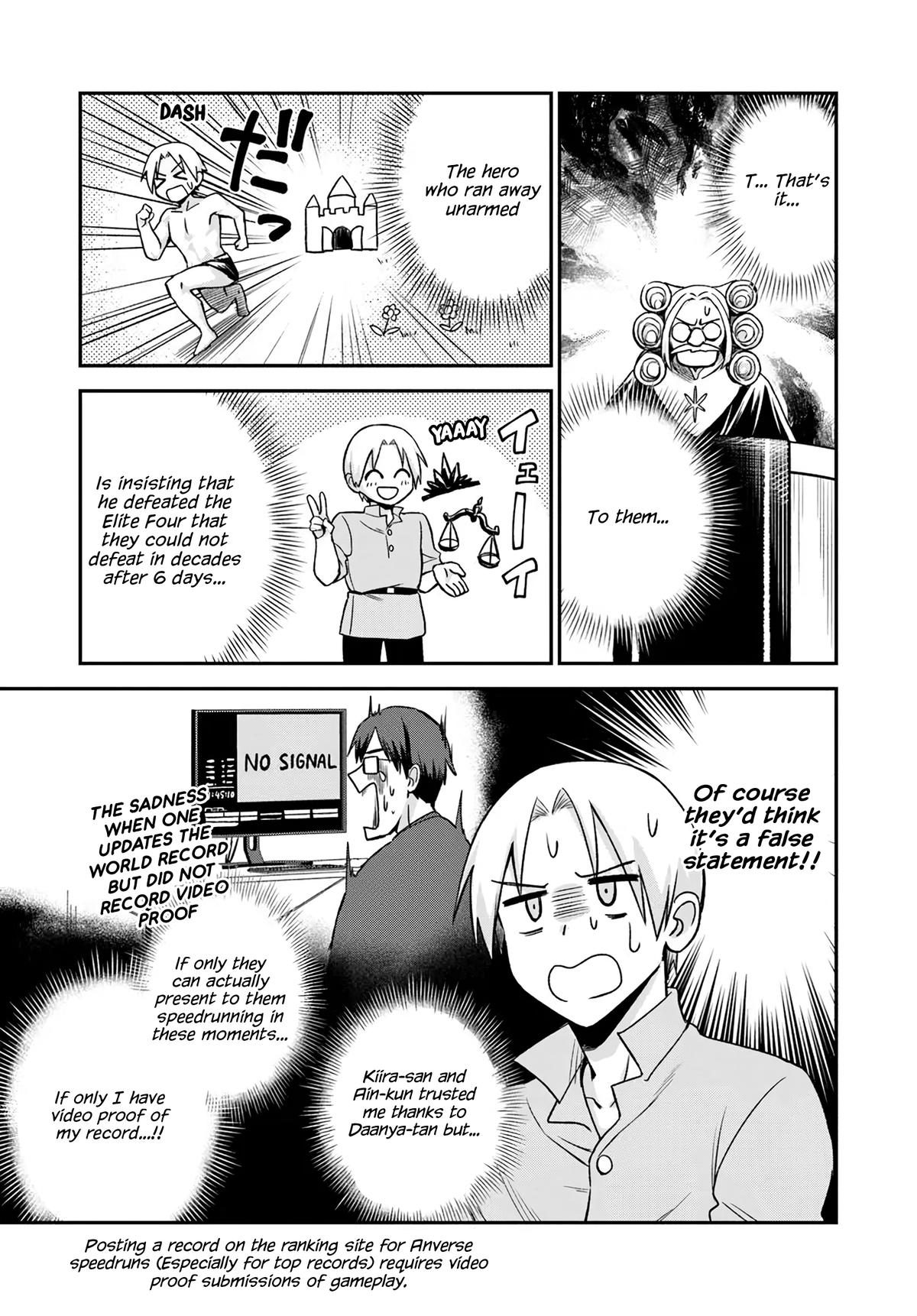 RTA Sousha wa Game Sekai kara Kaerenai Chap 20 - Next Chap 21
