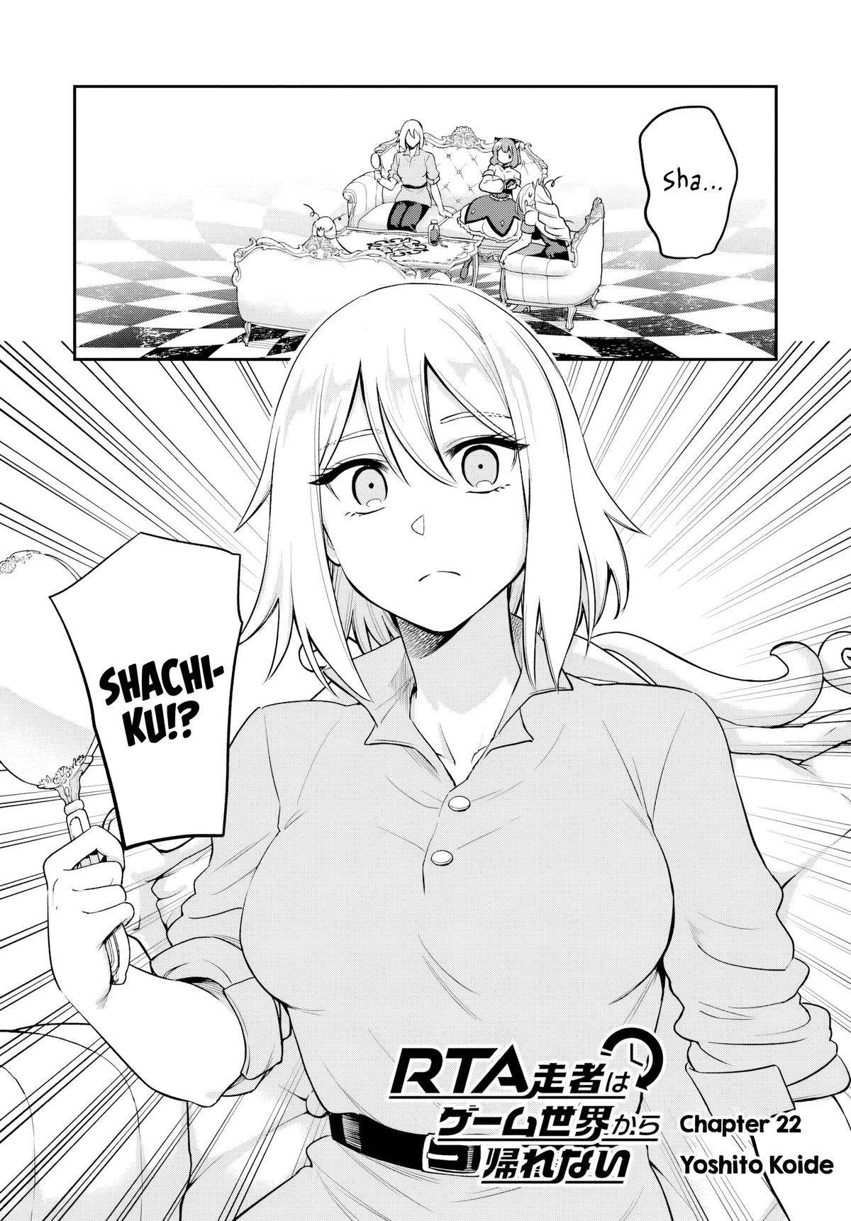 RTA Sousha wa Game Sekai kara Kaerenai Chap 22 - Next Chap 23