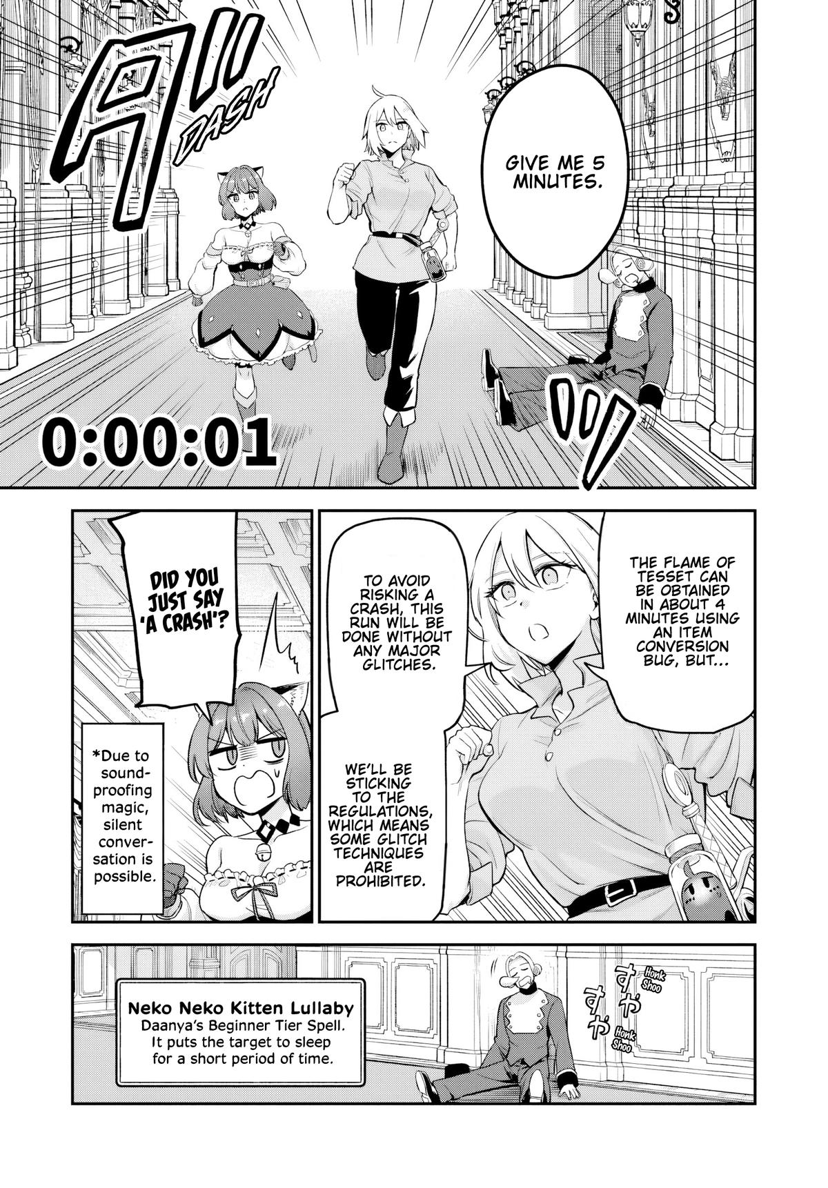 RTA Sousha wa Game Sekai kara Kaerenai Chap 22 - Next Chap 23