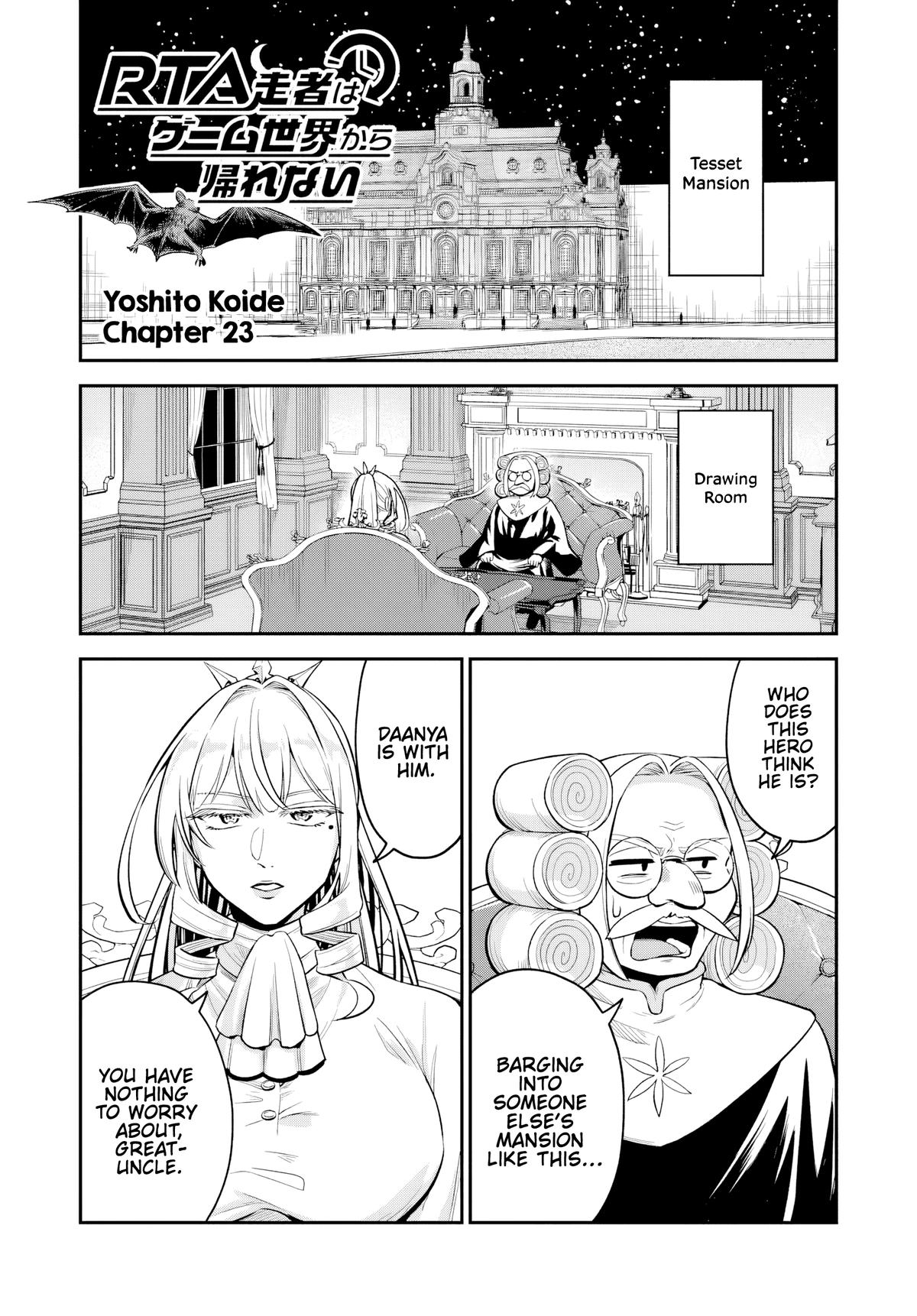 RTA Sousha wa Game Sekai kara Kaerenai Chap 23 - Next Chap 24