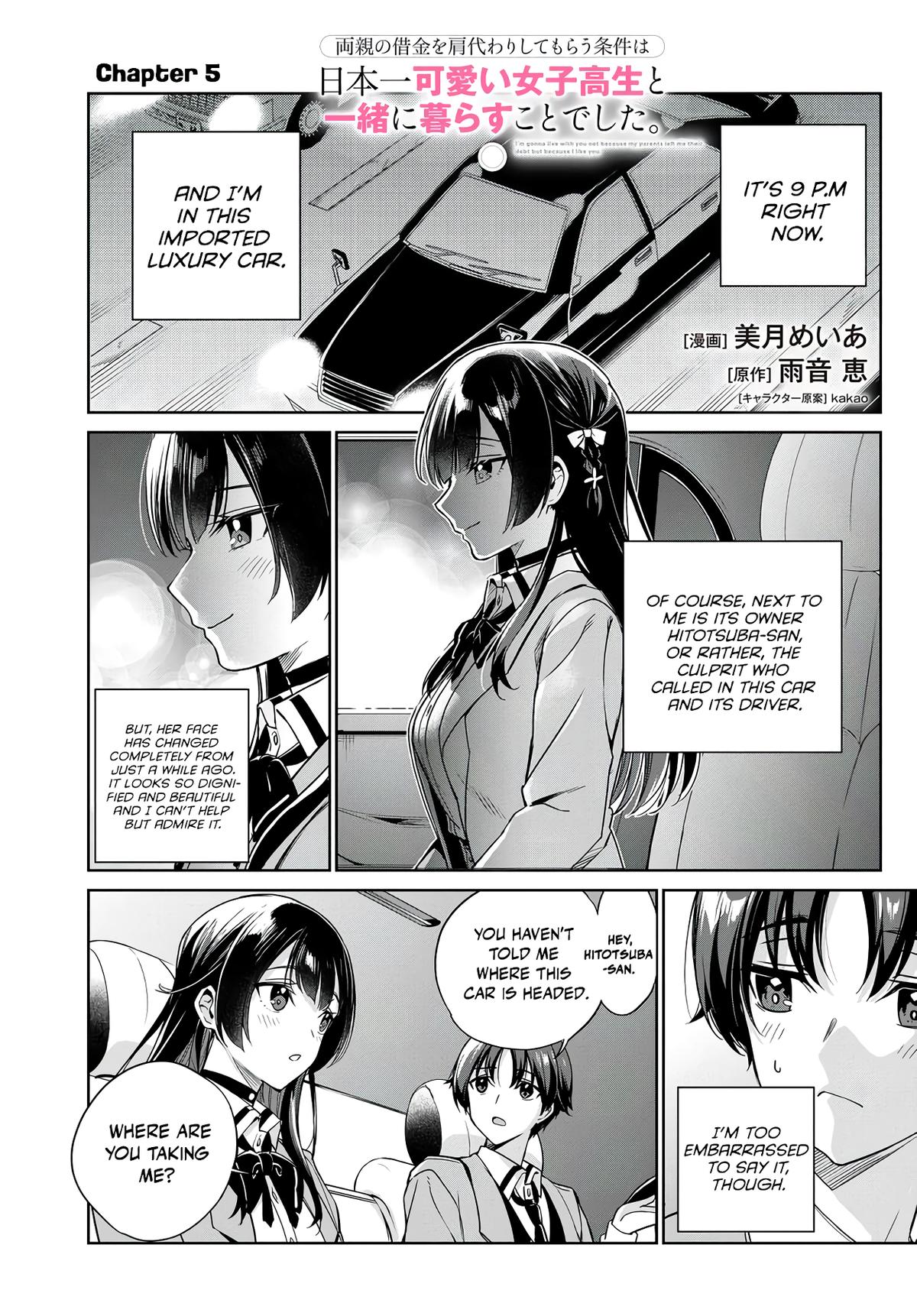 Ryoushin no Shakkin wo Katagawari shite Morau Jouken wa Nihonichi Kawaii Joshikousei to Issho ni Kurasu Koto deshita Chap 5 - Next Chap 6