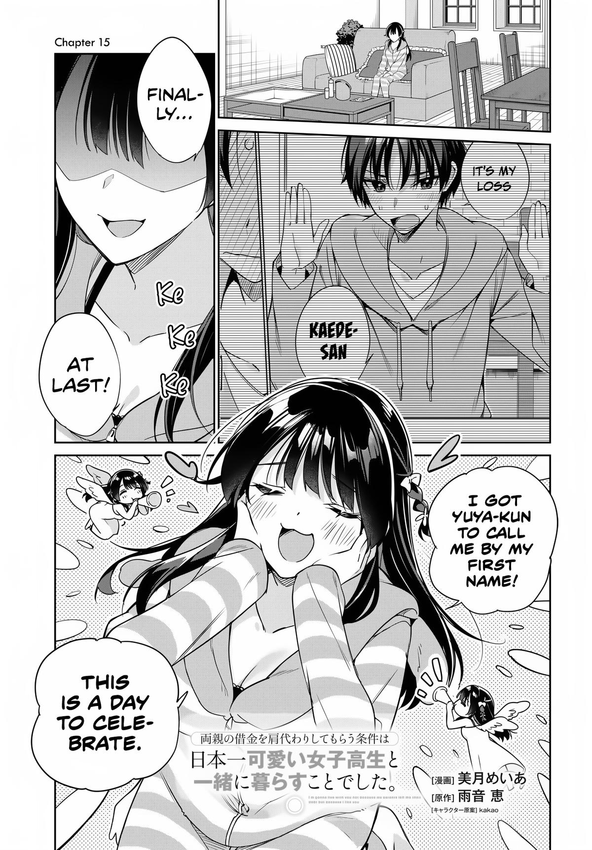 Ryoushin no Shakkin wo Katagawari shite Morau Jouken wa Nihonichi Kawaii Joshikousei to Issho ni Kurasu Koto deshita Chap 15 - Next Chap 16