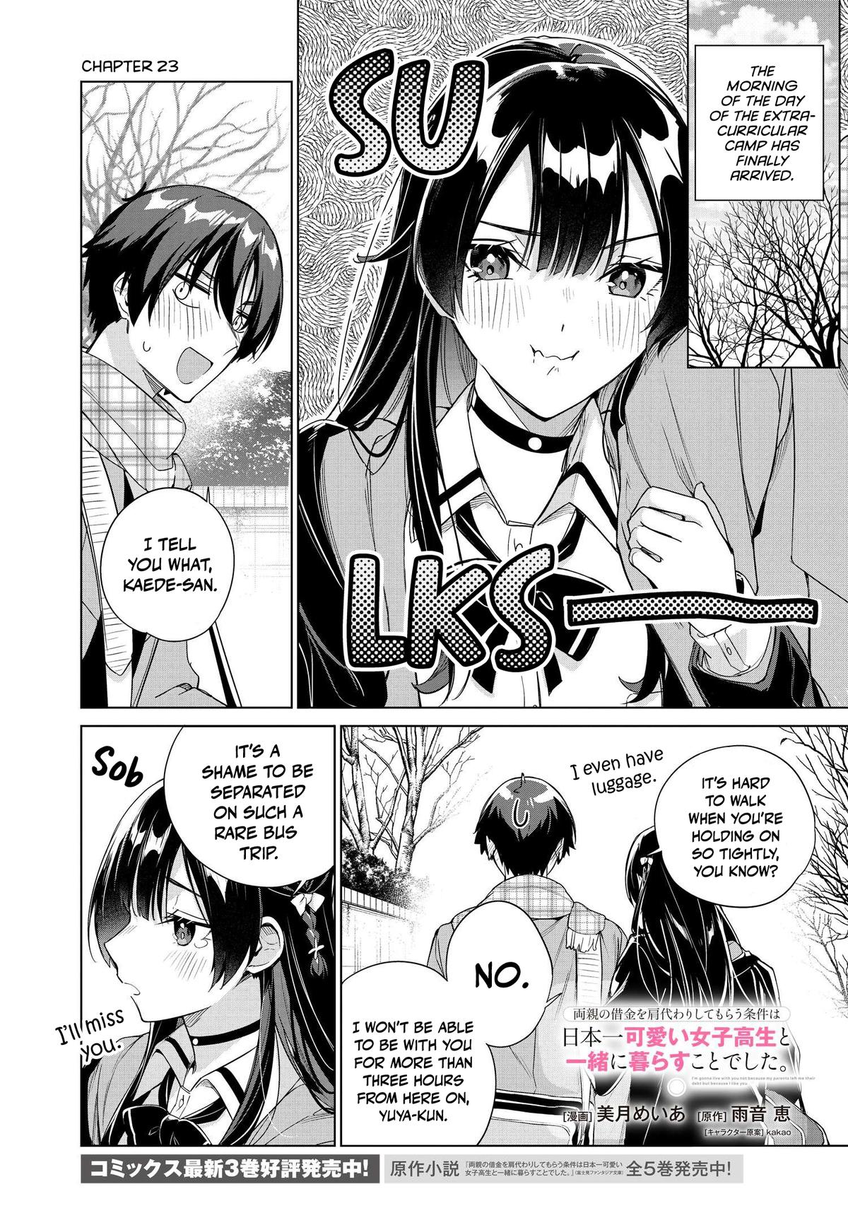 Ryoushin no Shakkin wo Katagawari shite Morau Jouken wa Nihonichi Kawaii Joshikousei to Issho ni Kurasu Koto deshita Chap 23 - Next Chap 24