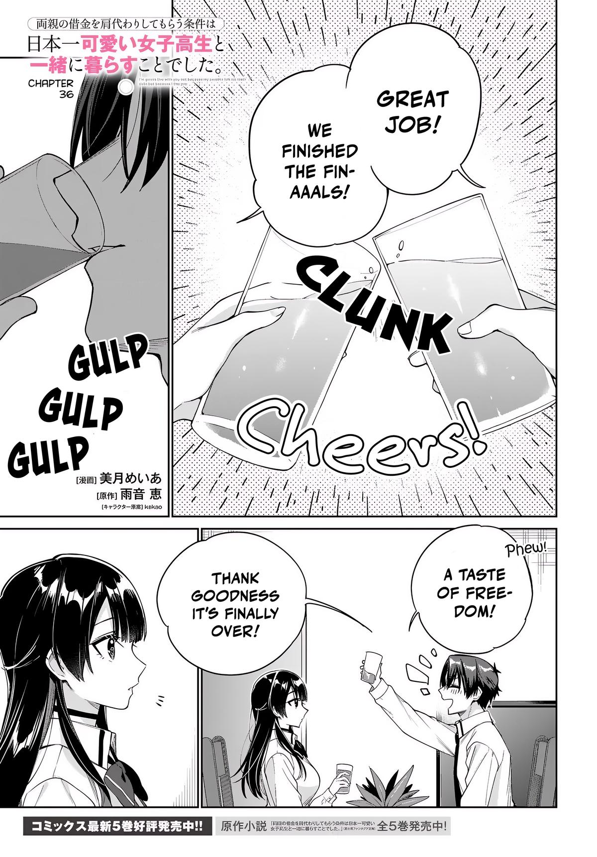 Ryoushin no Shakkin wo Katagawari shite Morau Jouken wa Nihonichi Kawaii Joshikousei to Issho ni Kurasu Koto deshita Chap 36 - Next Chap 37