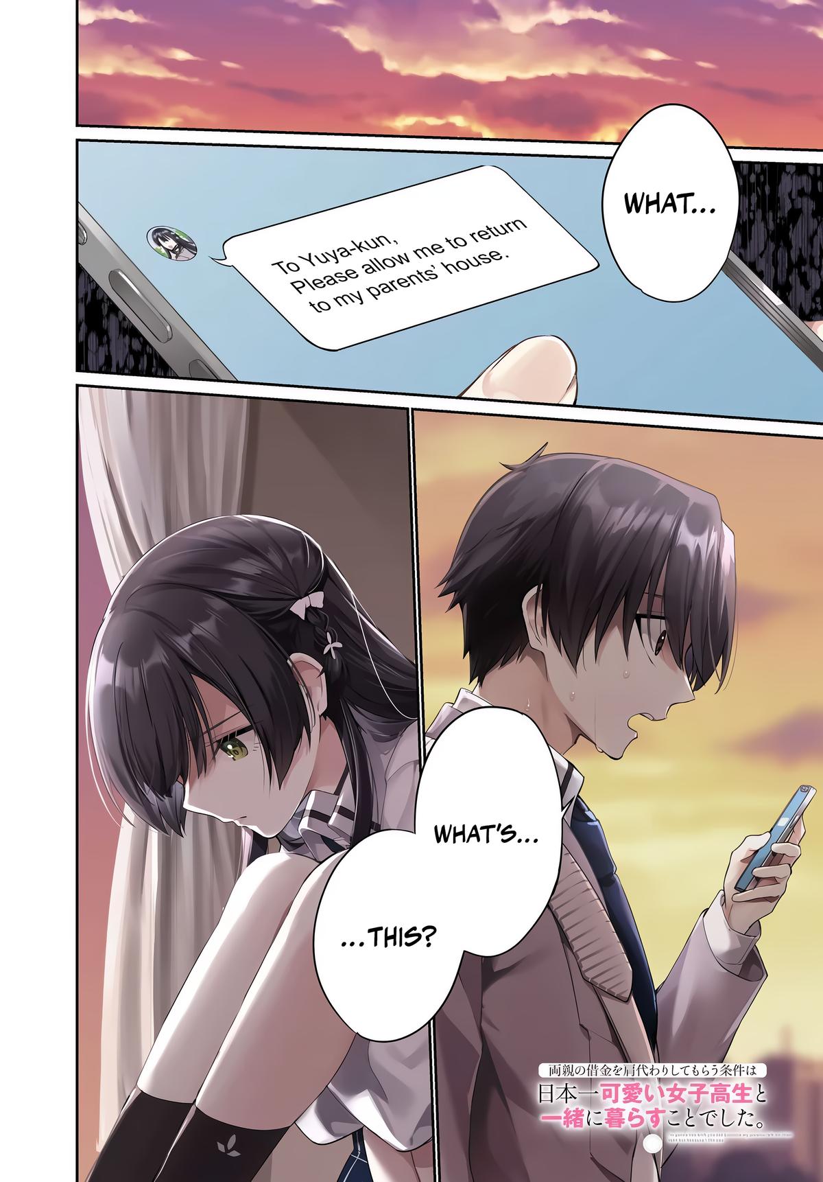 Ryoushin no Shakkin wo Katagawari shite Morau Jouken wa Nihonichi Kawaii Joshikousei to Issho ni Kurasu Koto deshita Chap 33 - Next Chap 34