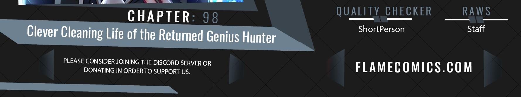 The Dungeon Cleaning Life of a Once Genius Hunter Chap 98 - Next Chap 99