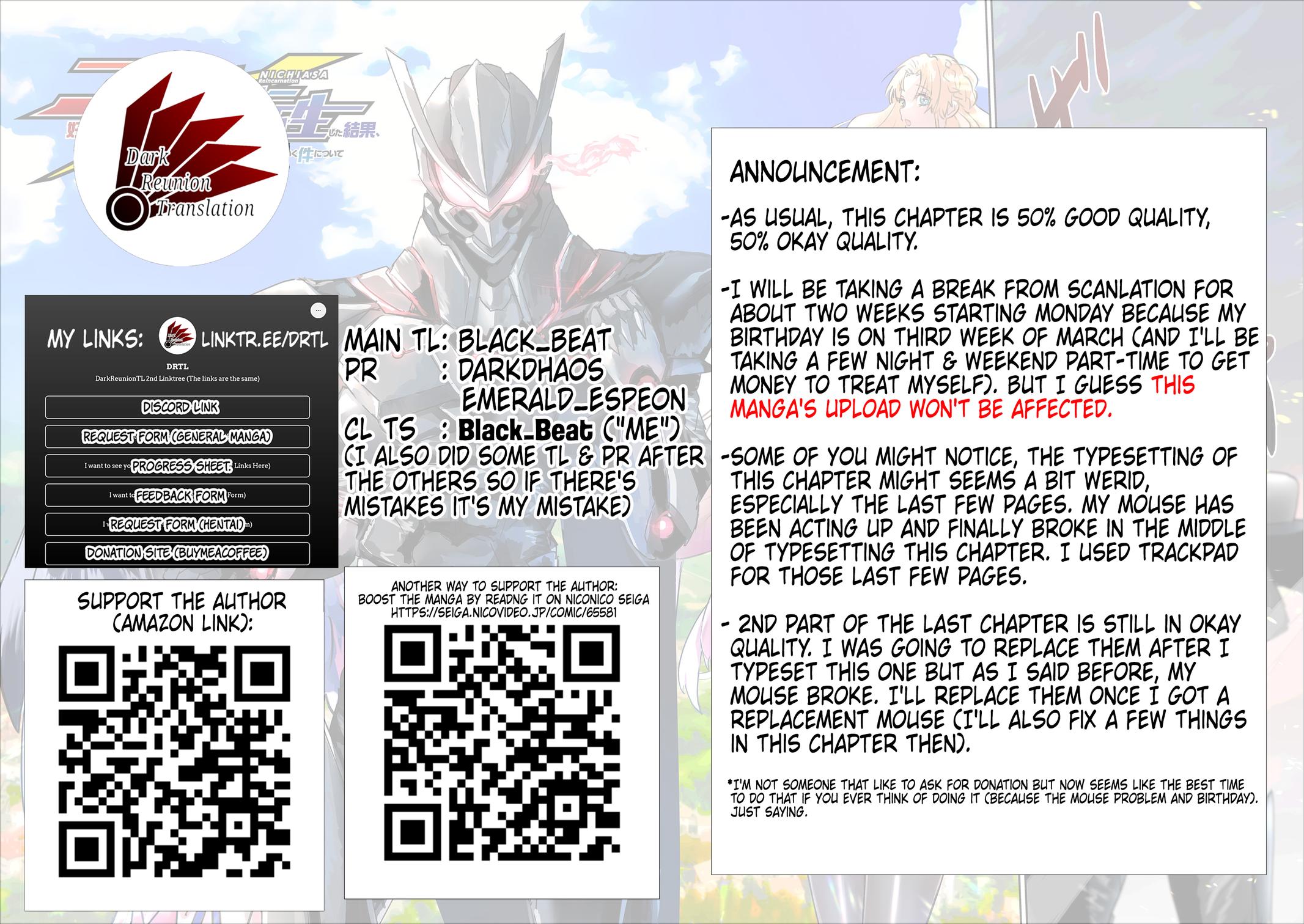 Nichiasa Suki no Otaku ga Akuyaku Seito ni Tensei shita Kekka, Hametsu Flag ga Houkai shiteiku Ken ni Tsuite Chap 7 - Next Chap 8