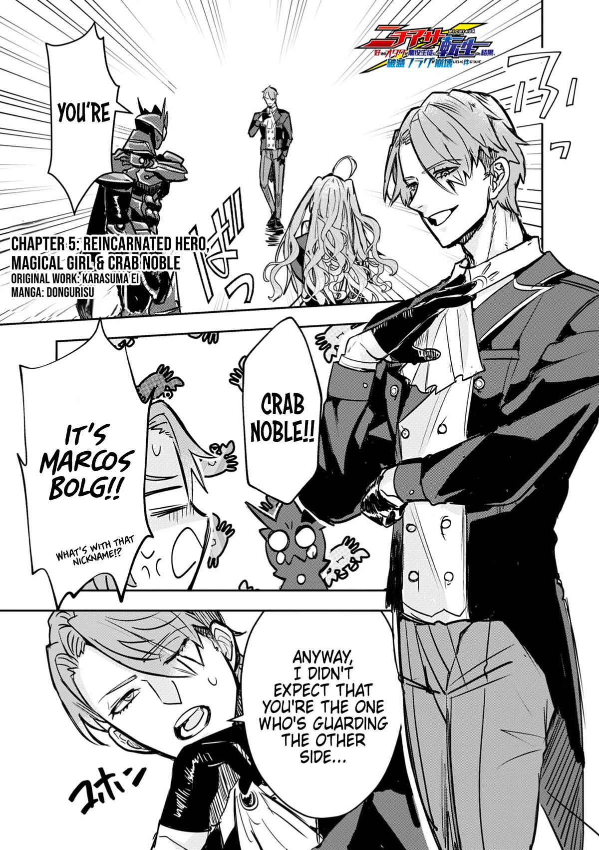 Nichiasa Suki no Otaku ga Akuyaku Seito ni Tensei shita Kekka, Hametsu Flag ga Houkai shiteiku Ken ni Tsuite Chap 5 - Next Chap 6