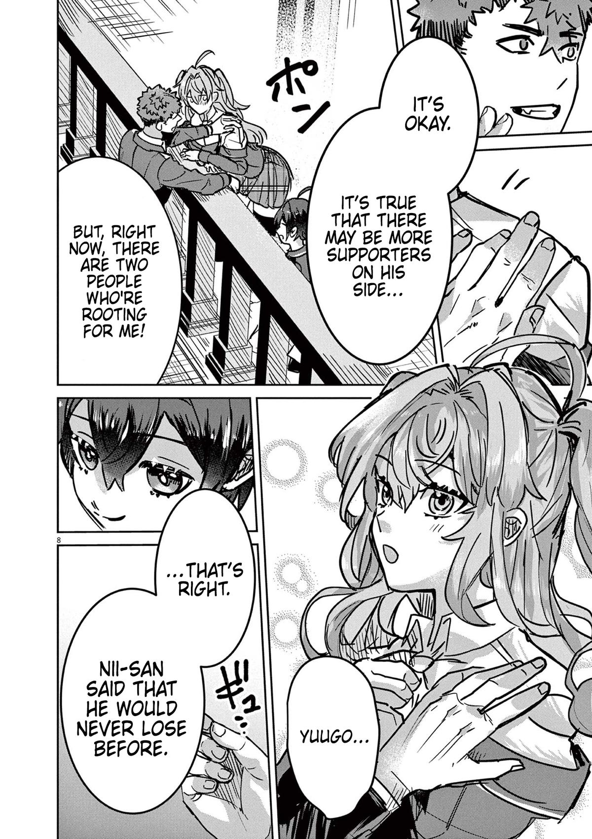 Nichiasa Suki no Otaku ga Akuyaku Seito ni Tensei shita Kekka, Hametsu Flag ga Houkai shiteiku Ken ni Tsuite Chap 8 - Next Chap 9