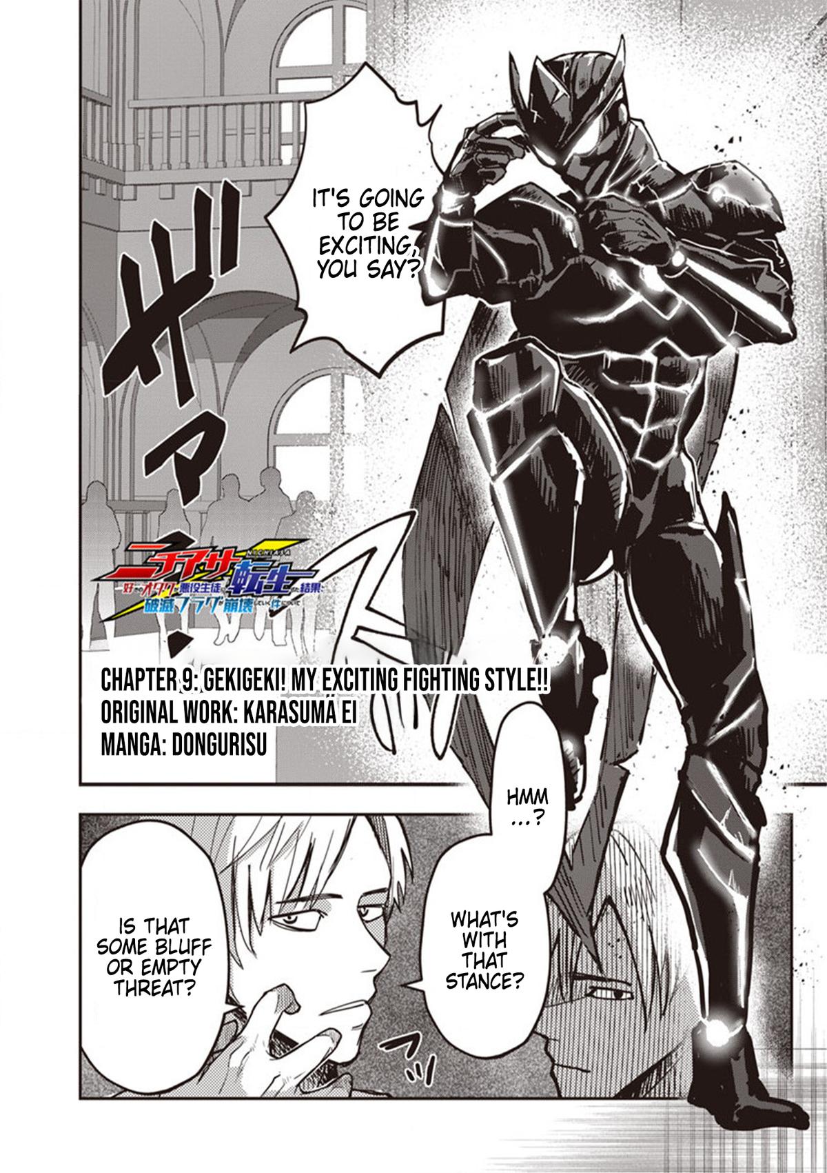 Nichiasa Suki no Otaku ga Akuyaku Seito ni Tensei shita Kekka, Hametsu Flag ga Houkai shiteiku Ken ni Tsuite Chap 9 - Next Chap 10