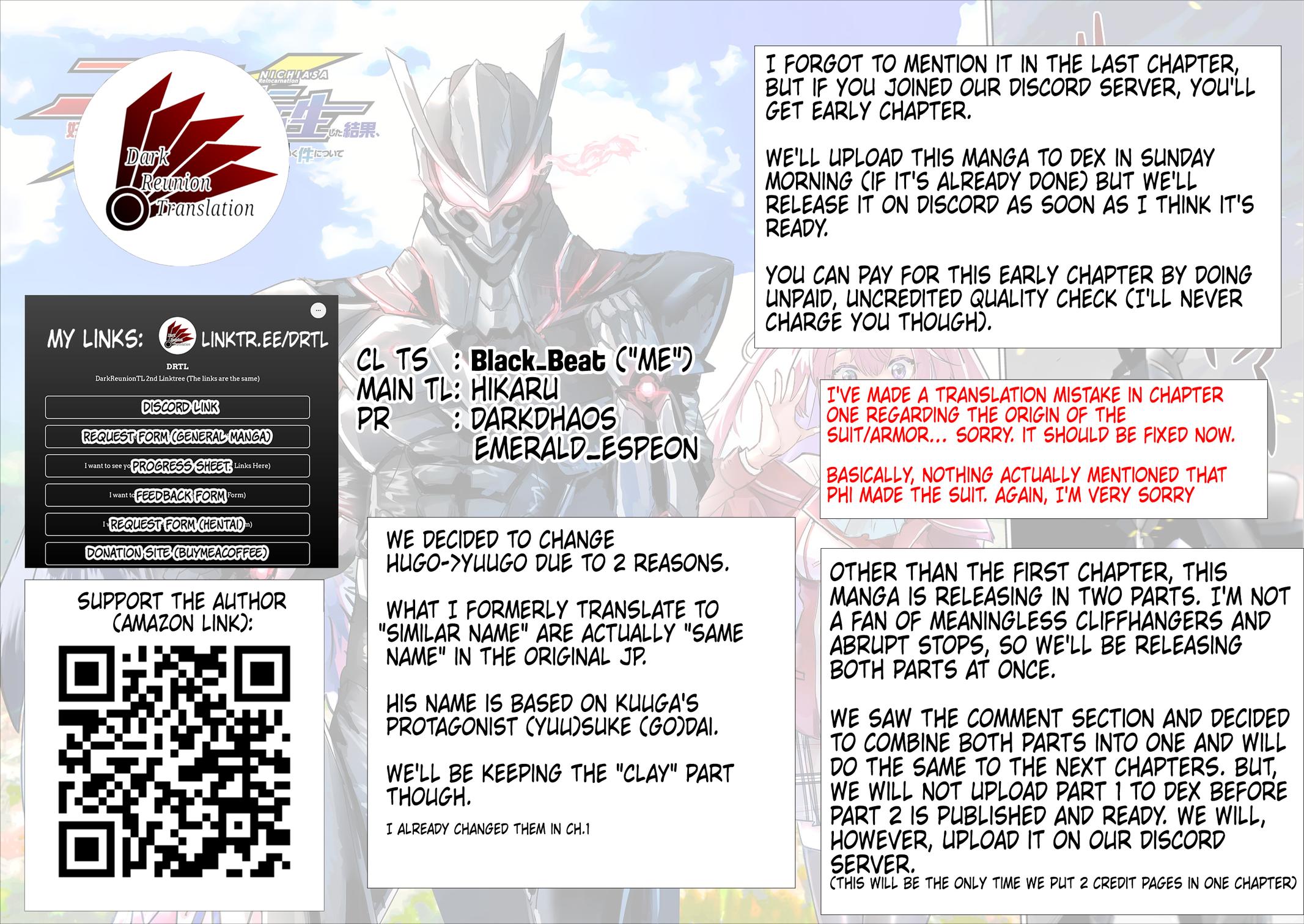 Nichiasa Suki no Otaku ga Akuyaku Seito ni Tensei shita Kekka, Hametsu Flag ga Houkai shiteiku Ken ni Tsuite Chap 2 - Next Chap 3