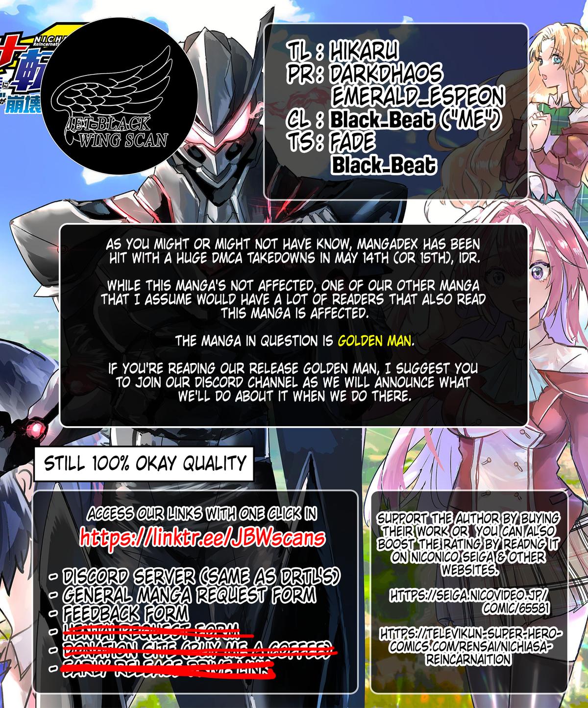 Nichiasa Suki no Otaku ga Akuyaku Seito ni Tensei shita Kekka, Hametsu Flag ga Houkai shiteiku Ken ni Tsuite Chap 14 - Next Chap 15