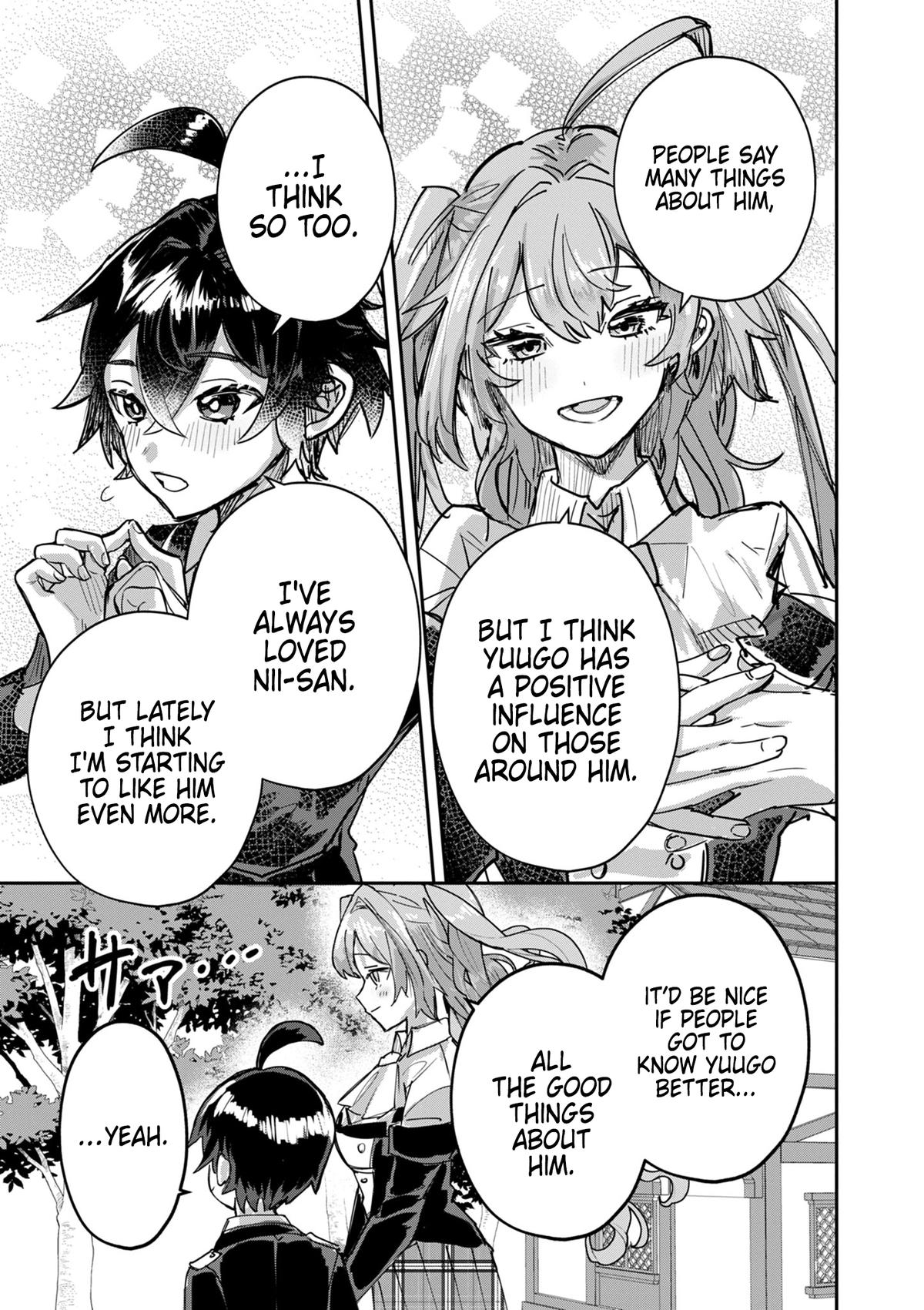 Nichiasa Suki no Otaku ga Akuyaku Seito ni Tensei shita Kekka, Hametsu Flag ga Houkai shiteiku Ken ni Tsuite Chap 13 - Next Chap 14