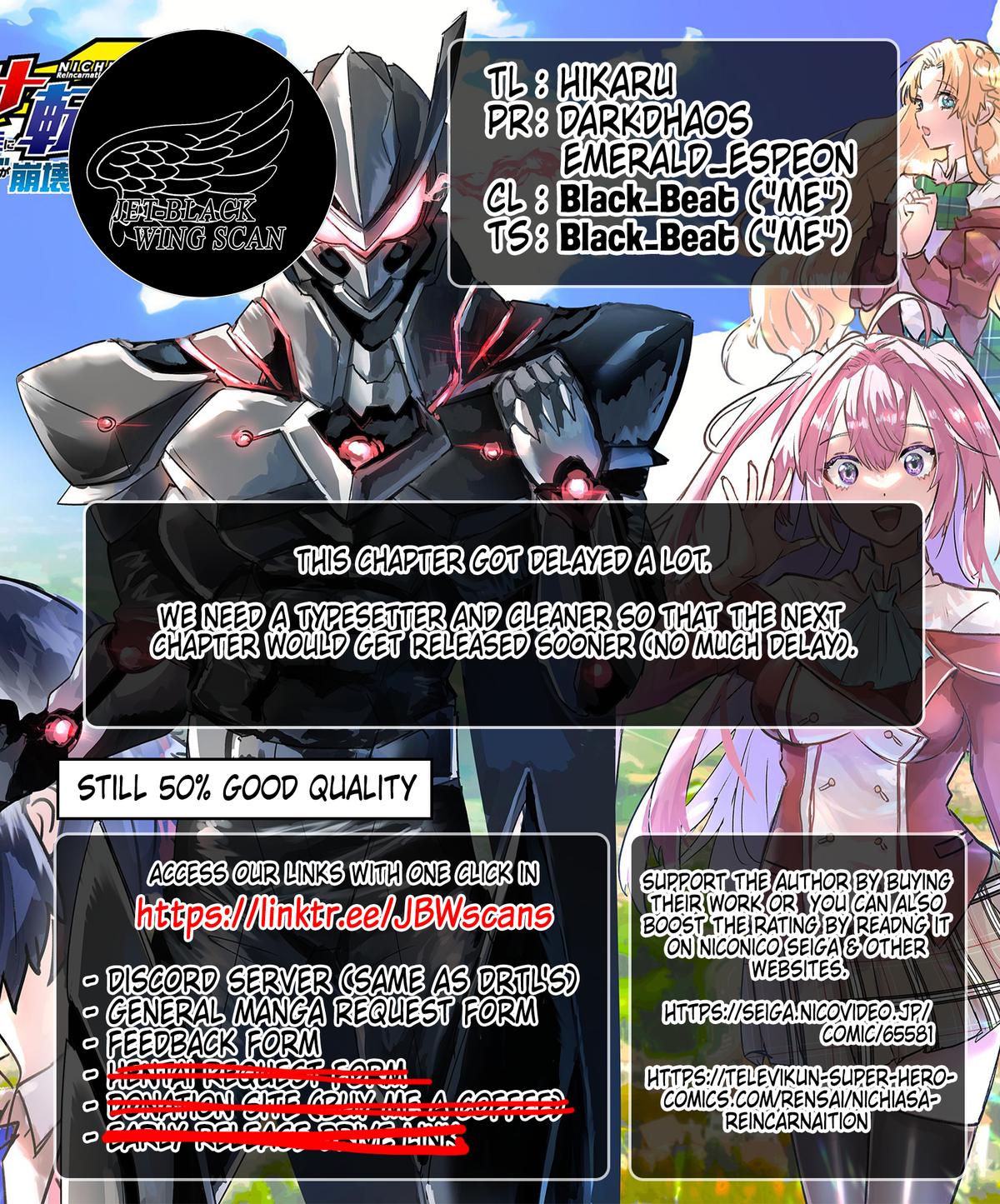 Nichiasa Suki no Otaku ga Akuyaku Seito ni Tensei shita Kekka, Hametsu Flag ga Houkai shiteiku Ken ni Tsuite Chap 13 - Next Chap 14