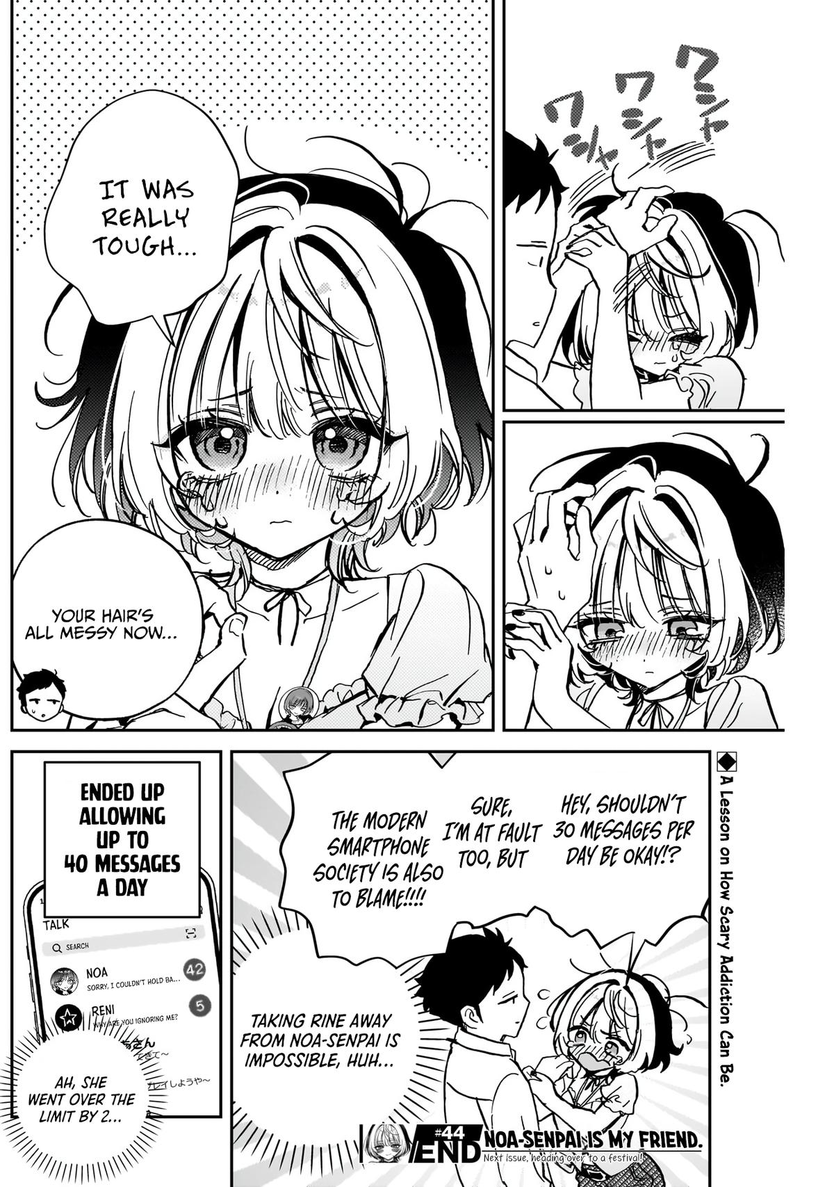Noa-senpai wa Tomodachi. Chap 44 - Next Chap 45