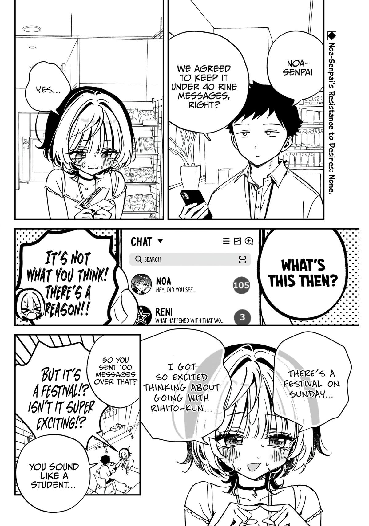 Noa-senpai wa Tomodachi. Chap 45 - Next Chap 46