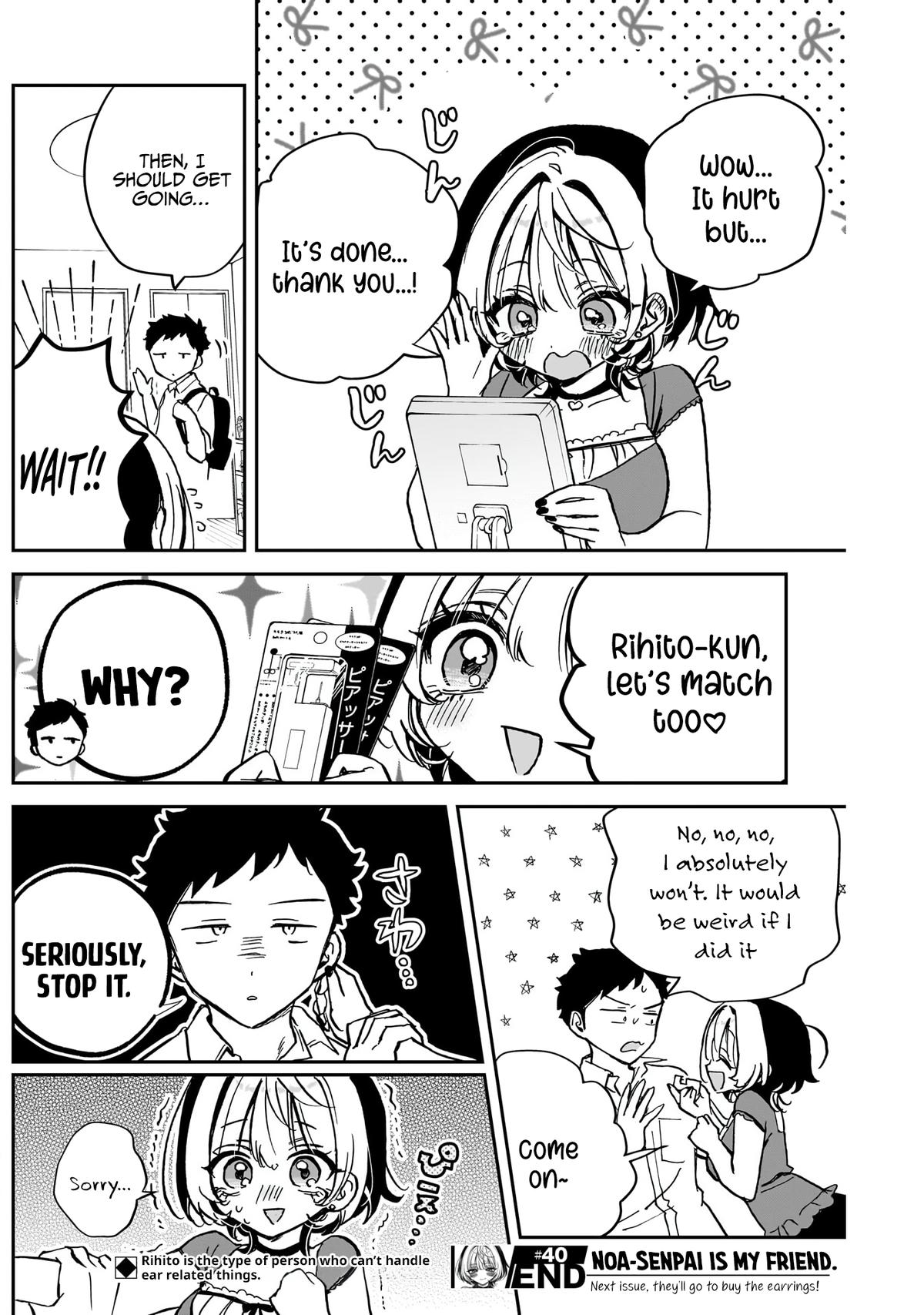 Noa-senpai wa Tomodachi. Chap 40 - Next Chap 41