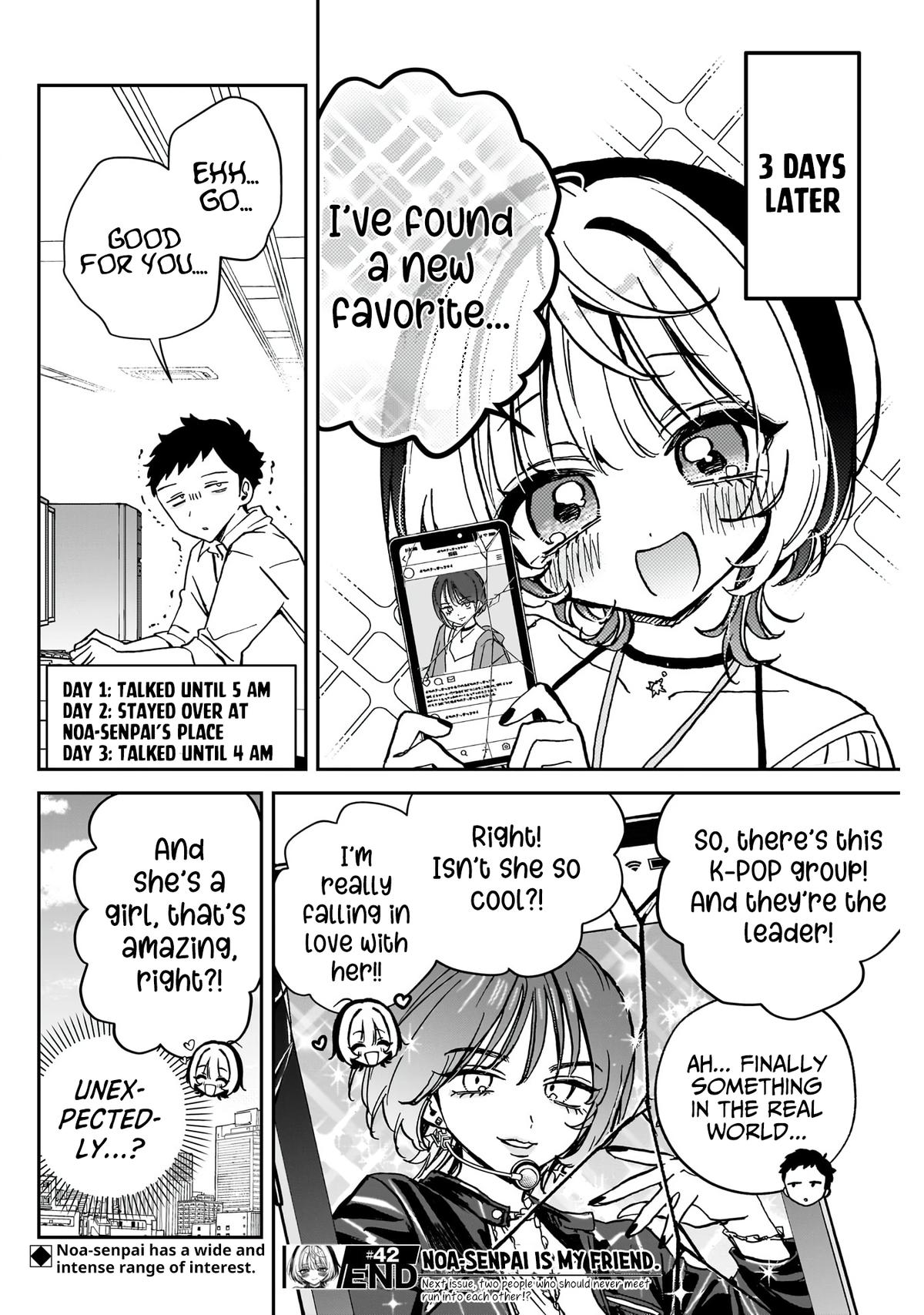 Noa-senpai wa Tomodachi. Chap 42 - Next Chap 43