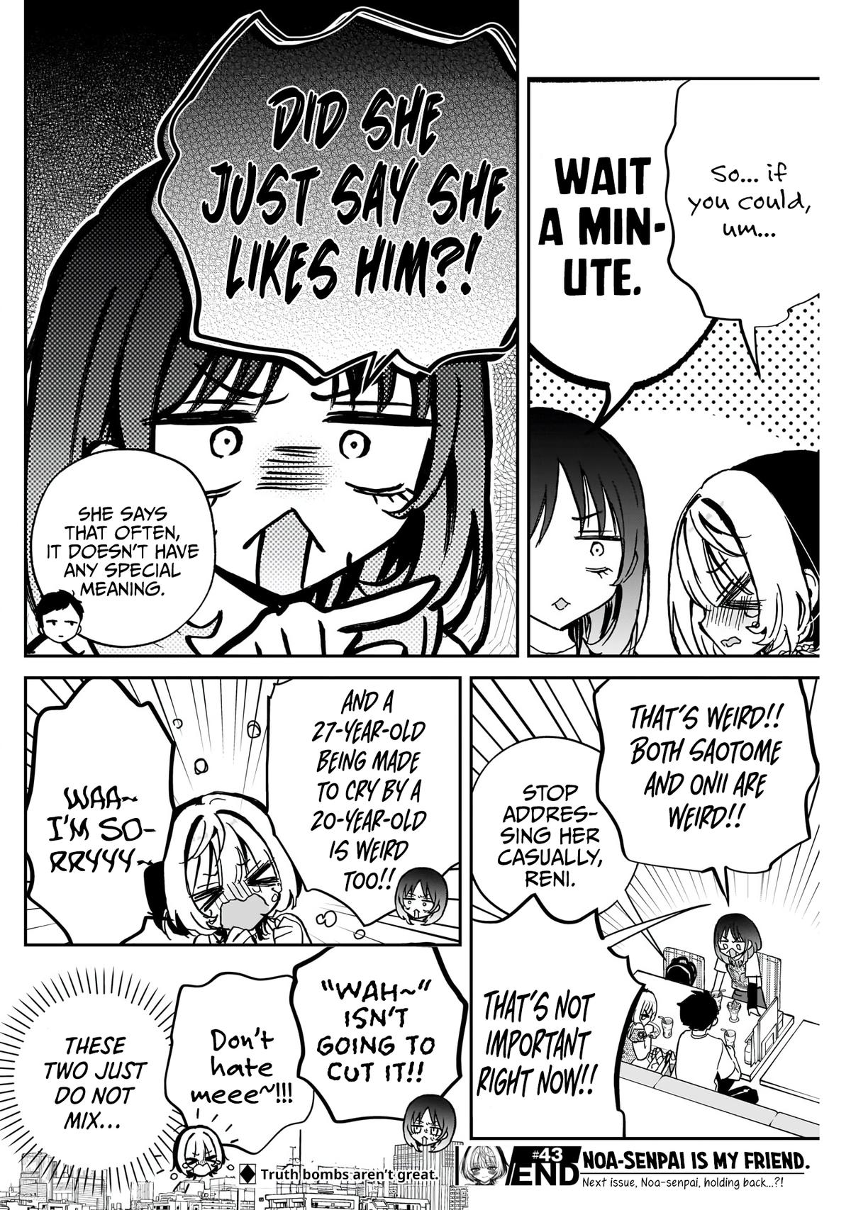 Noa-senpai wa Tomodachi. Chap 43 - Next Chap 44