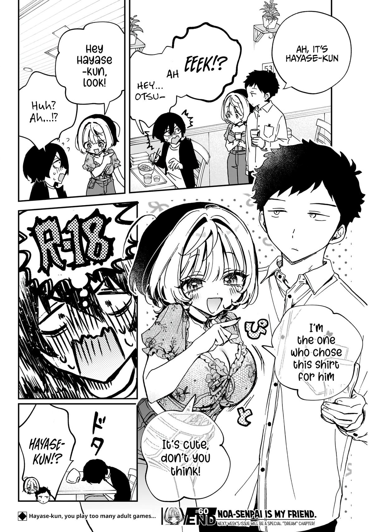 Noa-senpai wa Tomodachi. Chap 60 - Next Chap 61