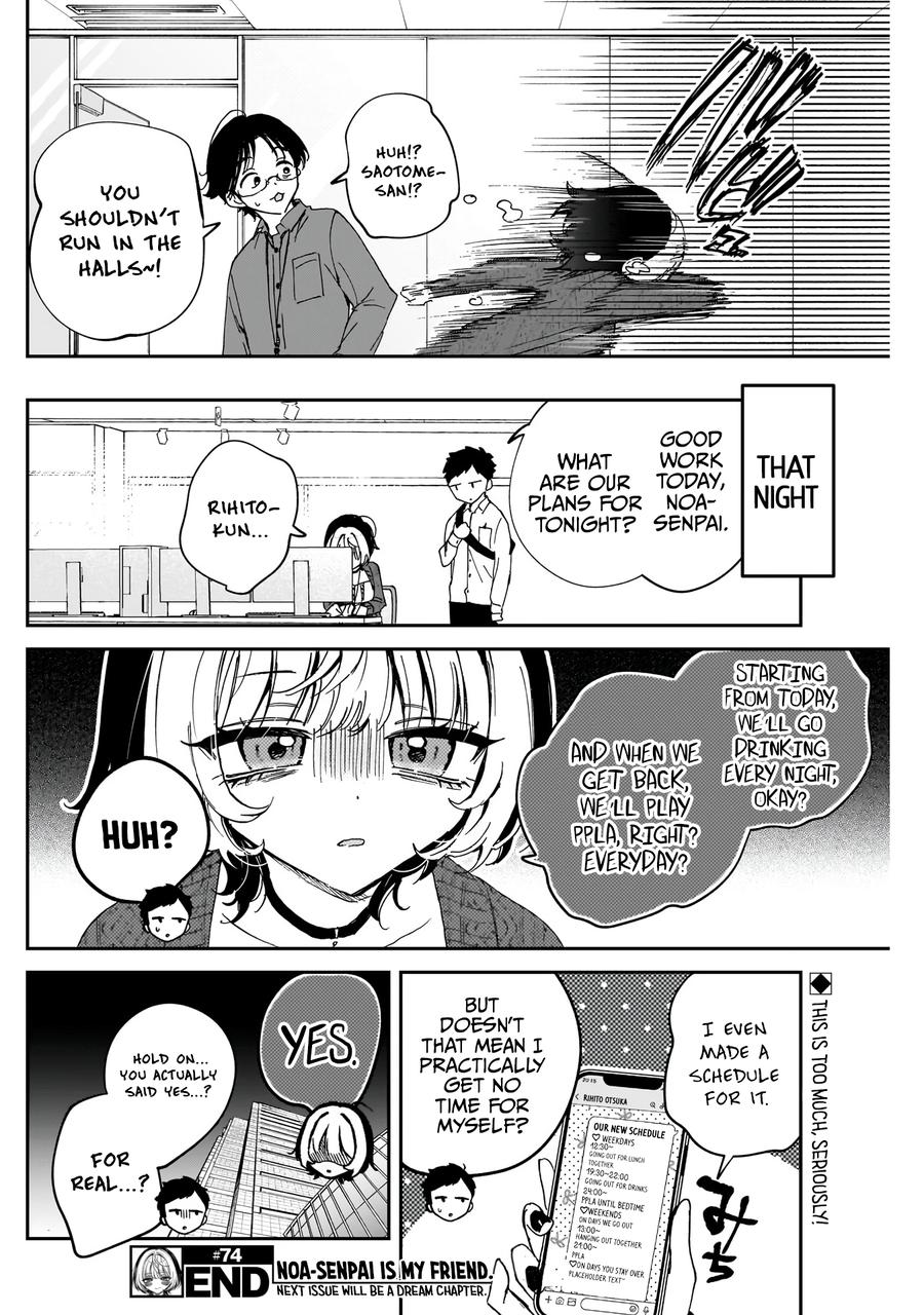 Noa-senpai wa Tomodachi. Chap 74 - Next Chap 75
