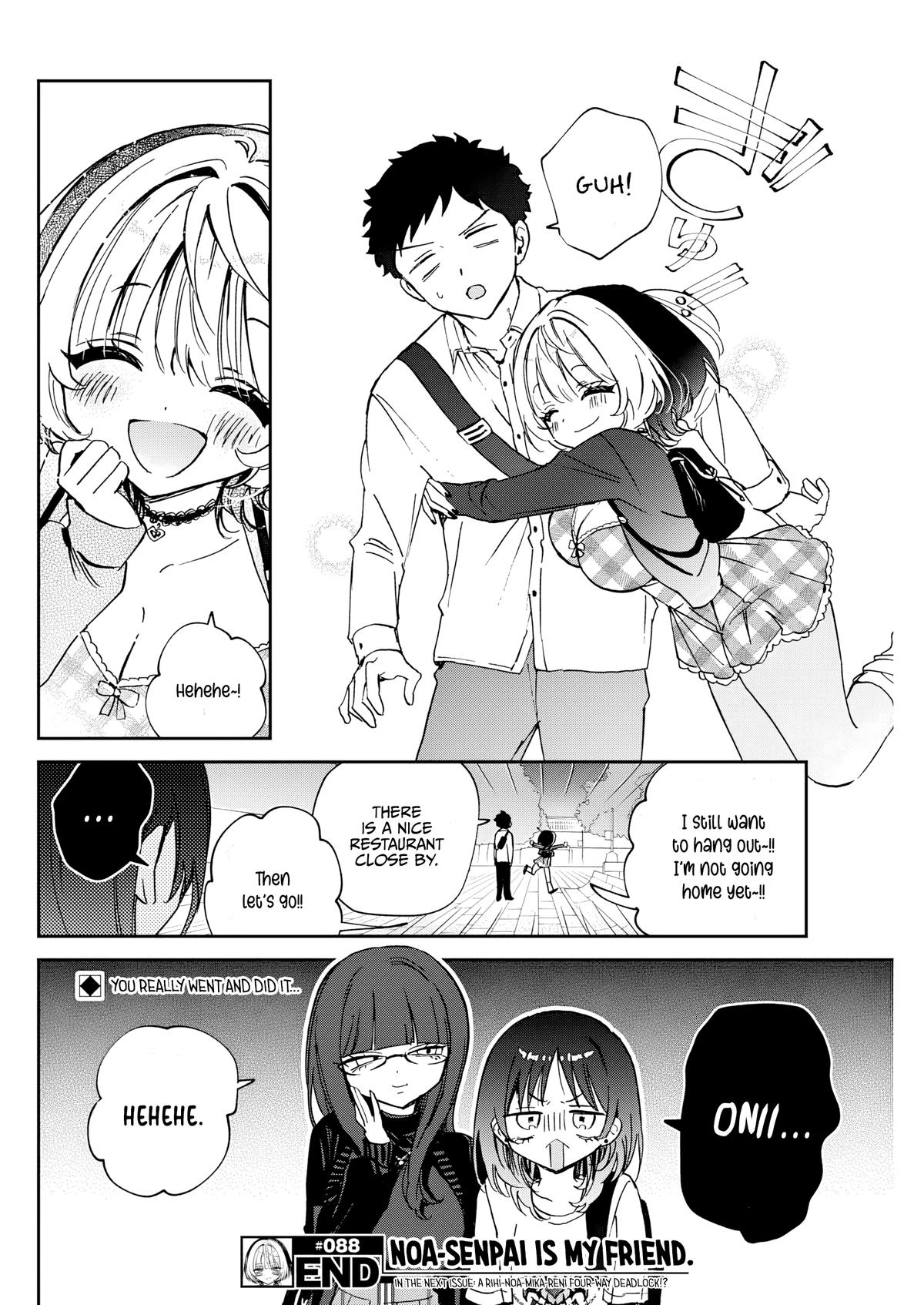 Noa-senpai wa Tomodachi. Chap 88 - Next Chap 89