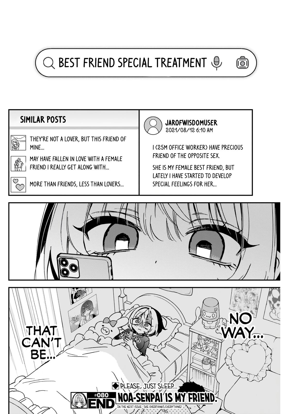 Noa-senpai wa Tomodachi. Chap 80 - Next Chap 81