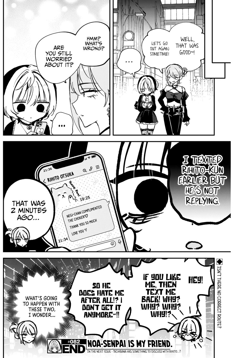 Noa-senpai wa Tomodachi. Chap 82 - Next Chap 83