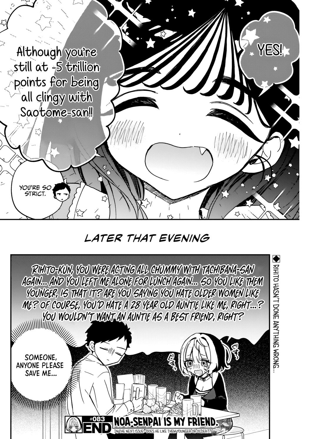 Noa-senpai wa Tomodachi. Chap 83 - Next Chap 84