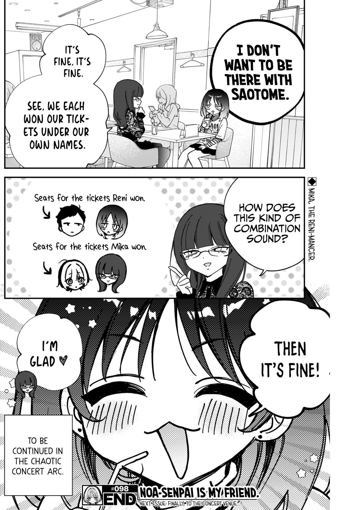 Noa-senpai wa Tomodachi. Chap 98 - Next Chap 99