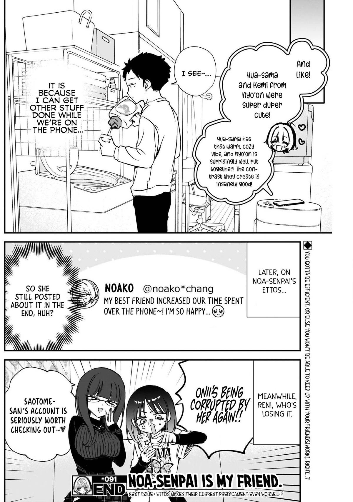 Noa-senpai wa Tomodachi. Chap 91 - Next Chap 92