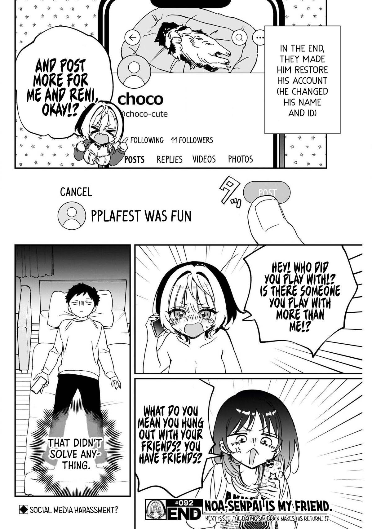 Noa-senpai wa Tomodachi. Chap 92 - Next Chap 93