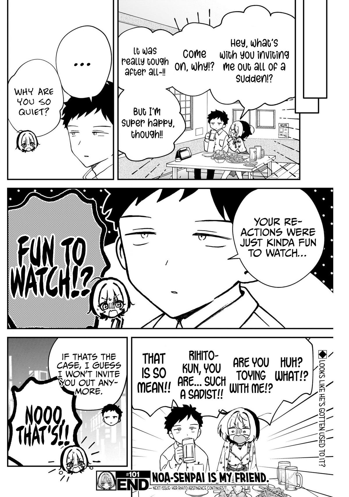 Noa-senpai wa Tomodachi. Chap 101 - Next Chap 102