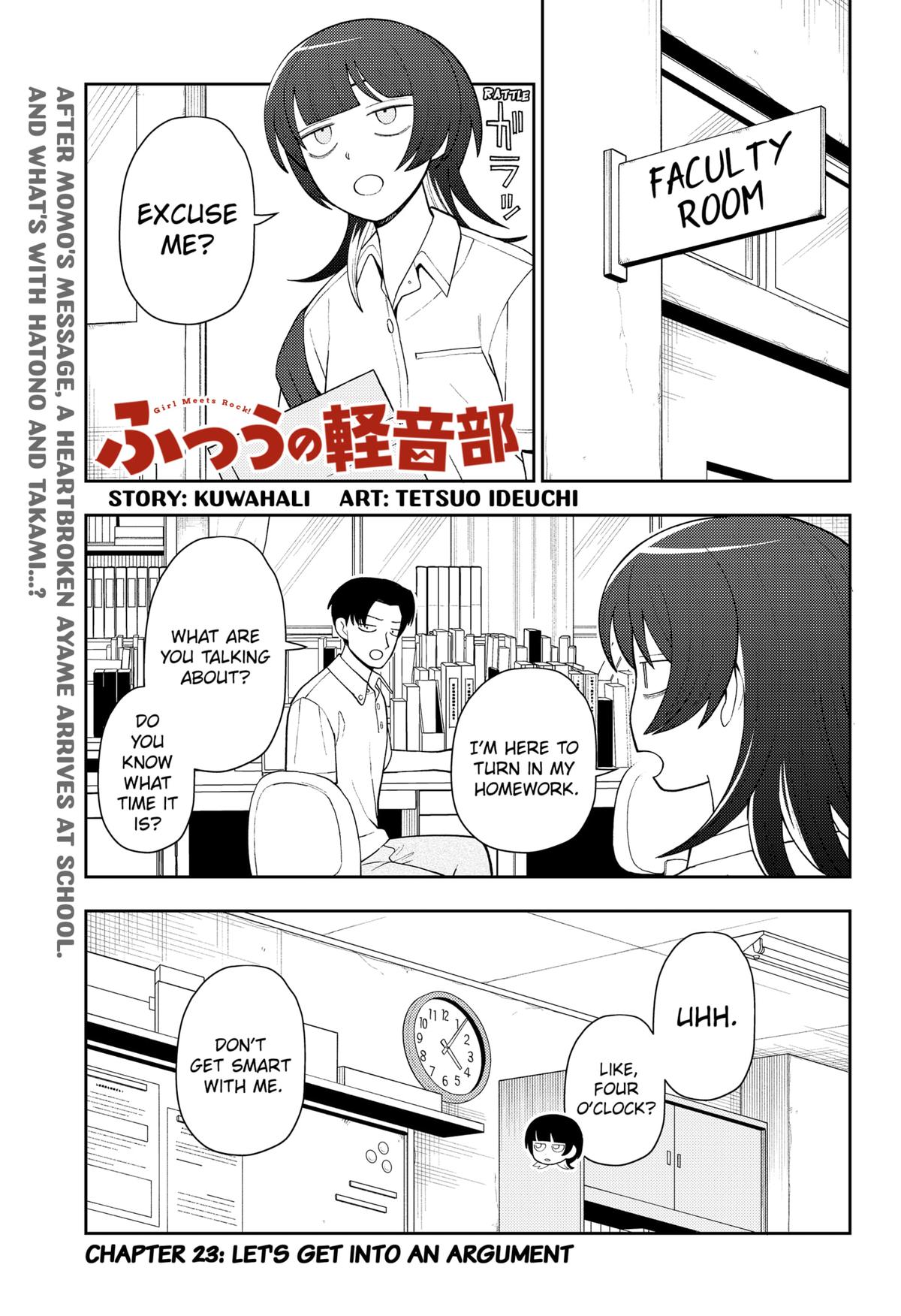 Girl meets Rock! Chap 23 - Next Chap 24